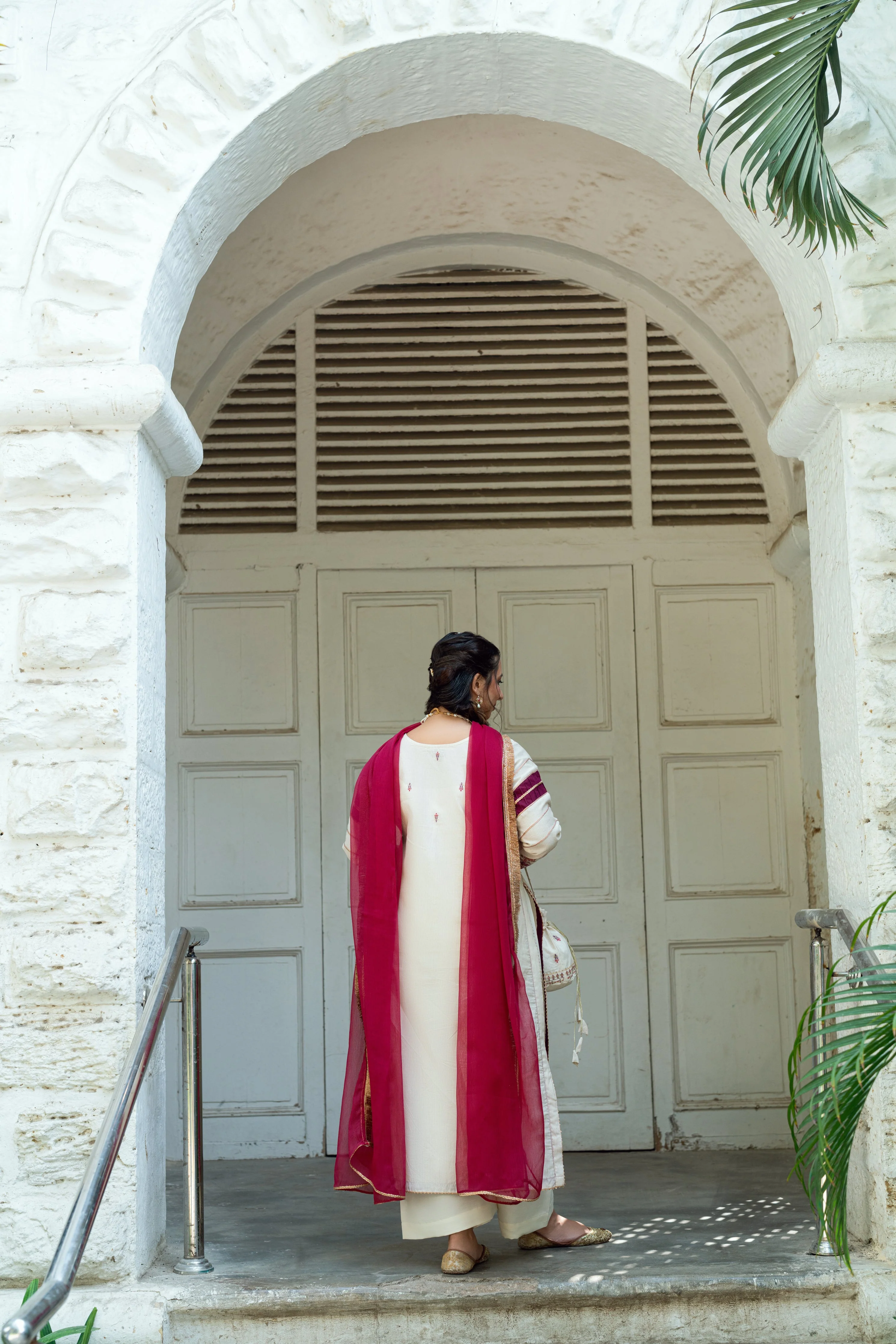 Paranda Omal By Komal Stitched 3 Piece Festive Suit-Dilkash - Image 6