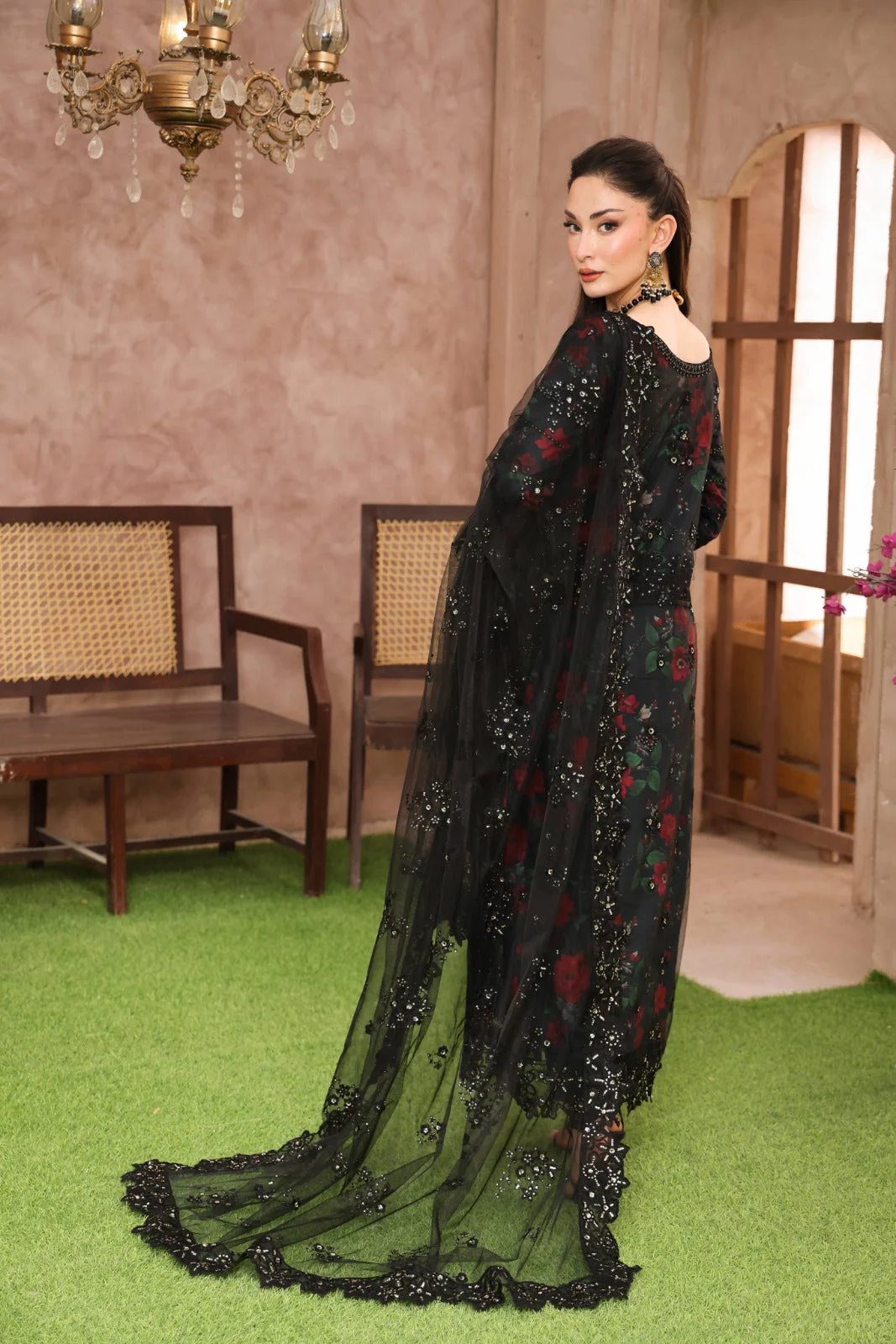 Chantelle By Dr Haris Semi Stitched Formals Collection-Cha-005 - Image 2