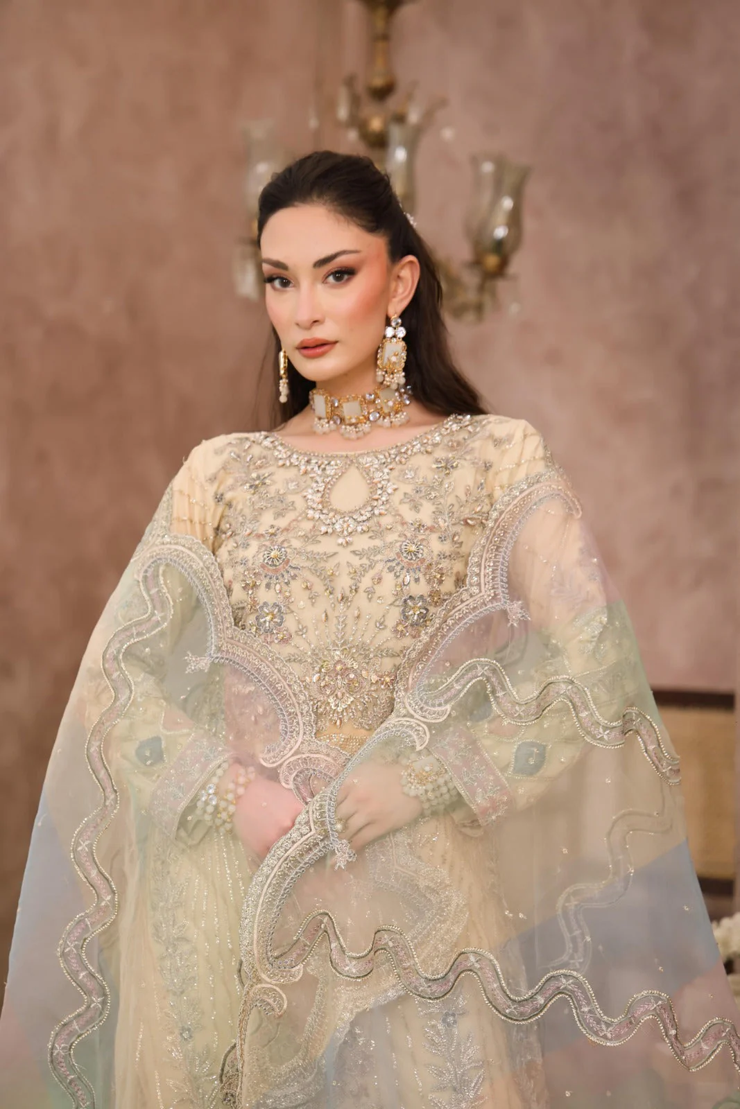 Chantelle By Dr Haris Semi Stitched Formals Collection-Cha-006 - Image 3