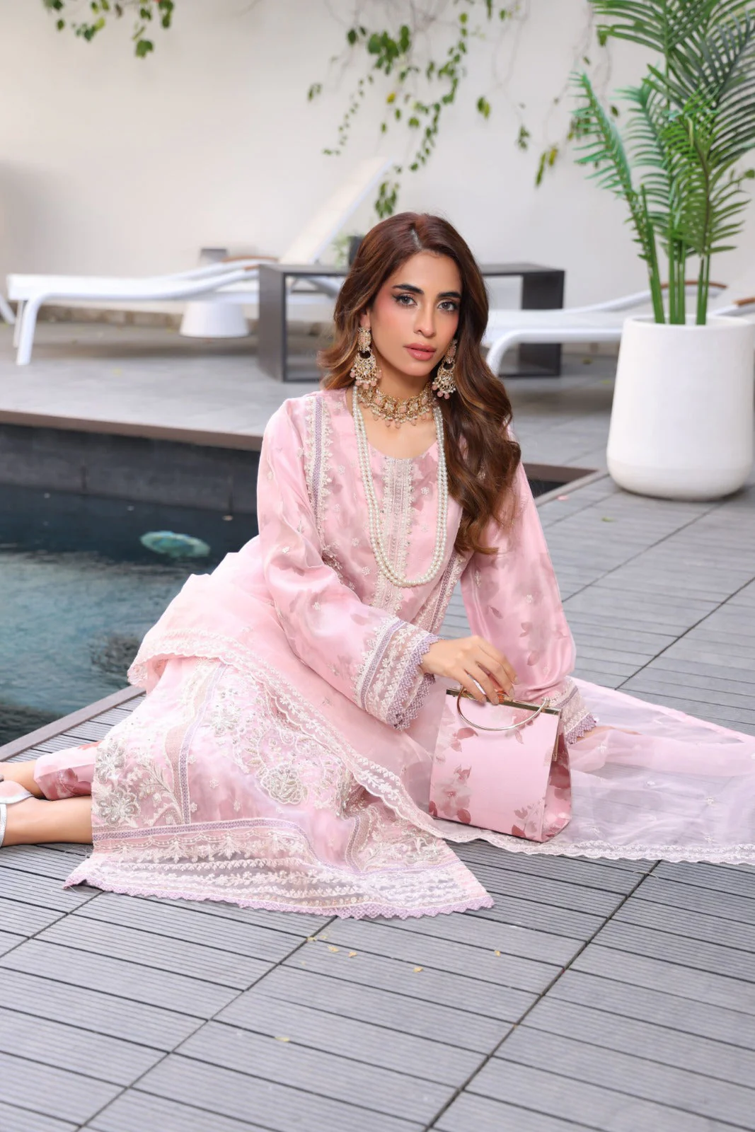 KAHF By Dr Haris Semi Stitched 3 Piece Collection-KAF-001 - Image 3