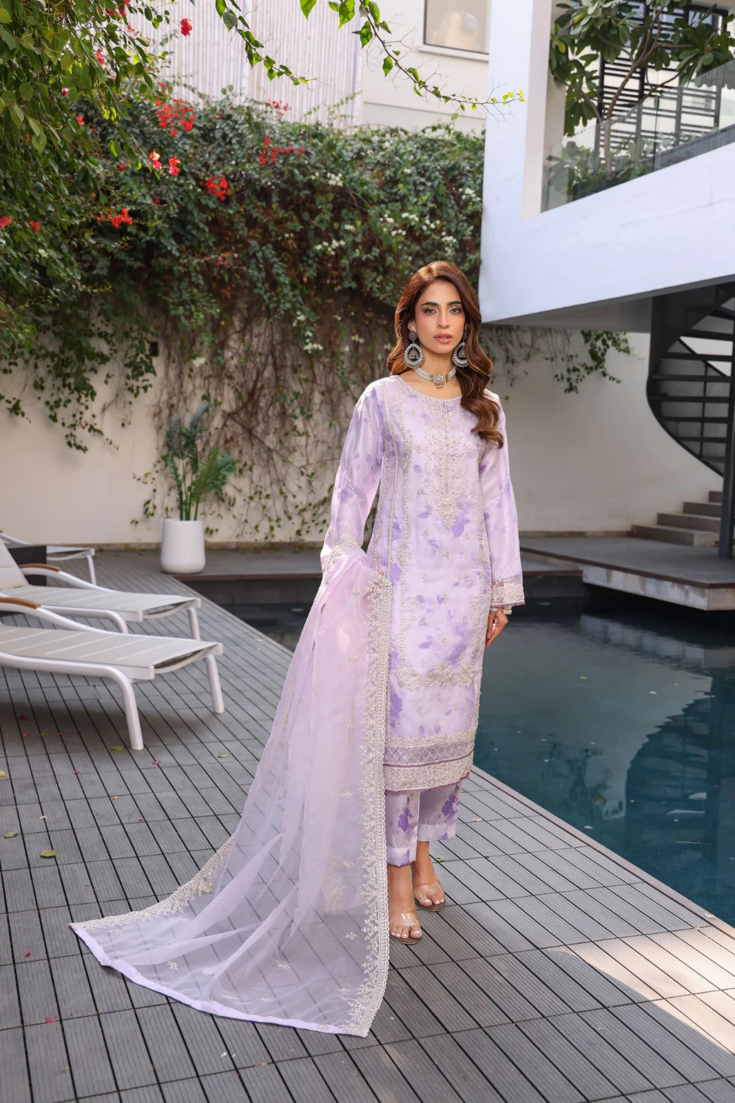 KAHF By Dr Haris Semi Stitched 3 Piece  Collection-KAF-002 - Image 2