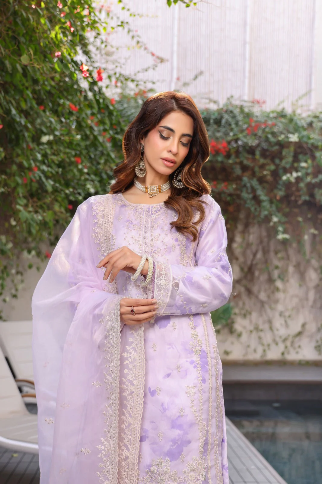 KAHF By Dr Haris Semi Stitched 3 Piece  Collection-KAF-002 - Image 3