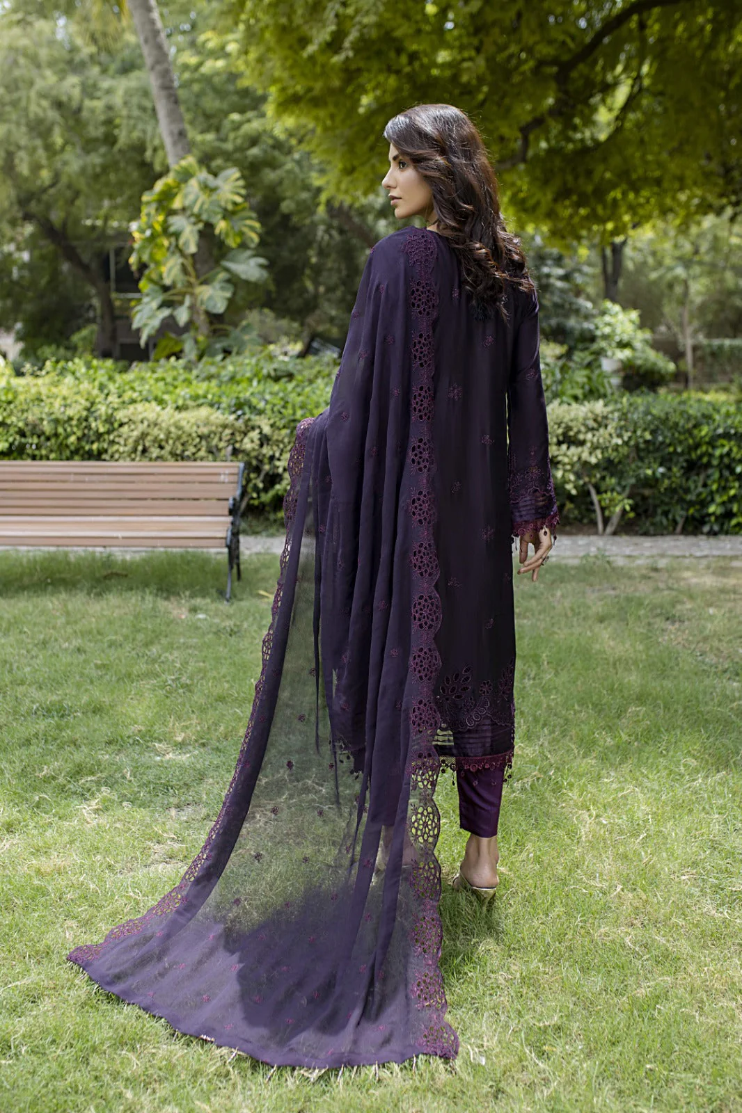 Kamila By Dr Haris Unstitched 3 Piece Viscose Collection-Kam-005 - Image 2