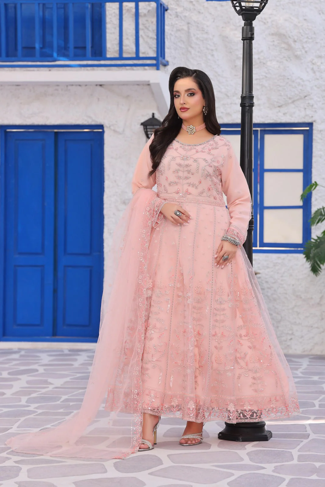 KIKI By Dr Haris Unstitched 3 Piece Fancy Suit-KIK-001 - Image 4
