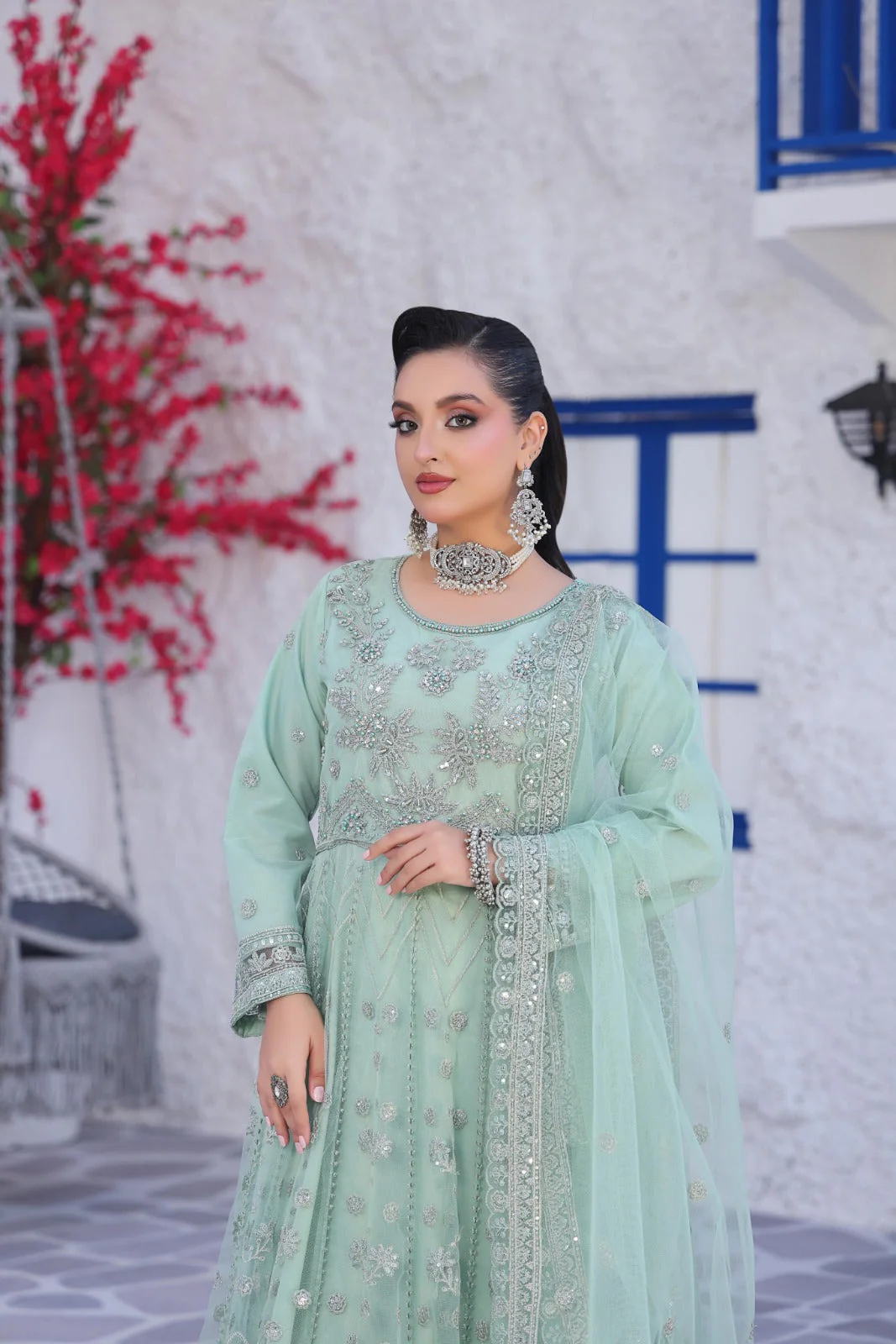 KIKI By Dr Haris Unstitched 3 Piece Fancy Suit-KIK-003 - Image 3