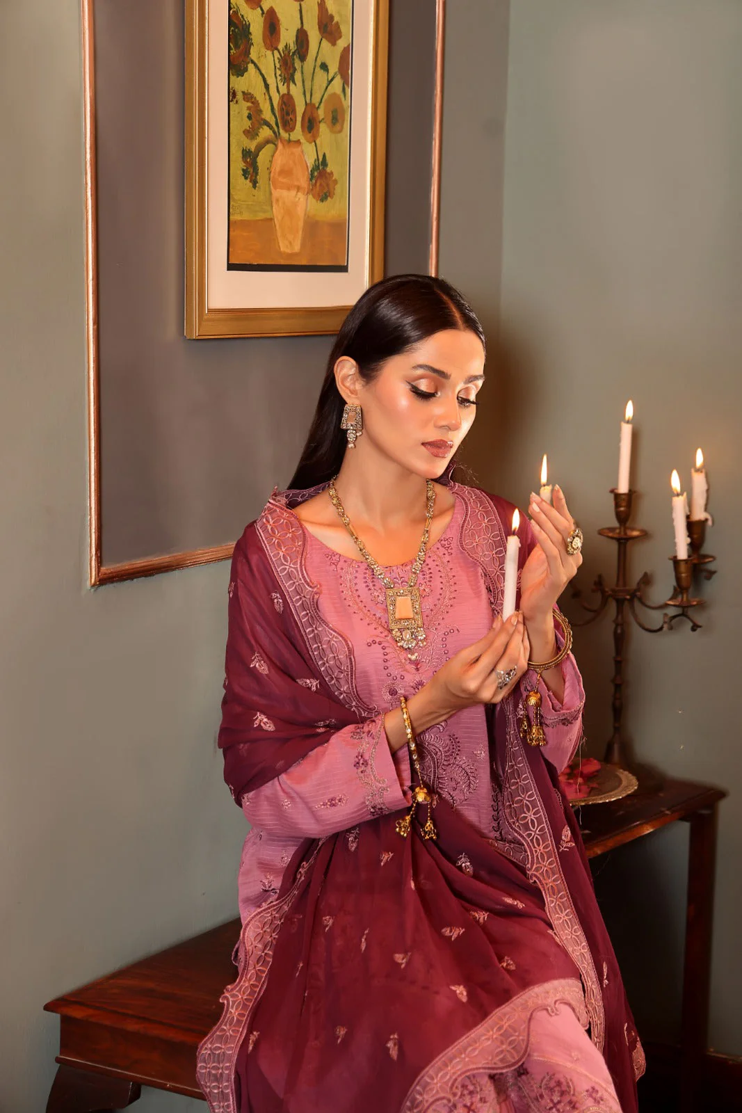 Republic By Dr Haris Unstitched 3 Piece Lawn Suit-REP-002 - Image 4