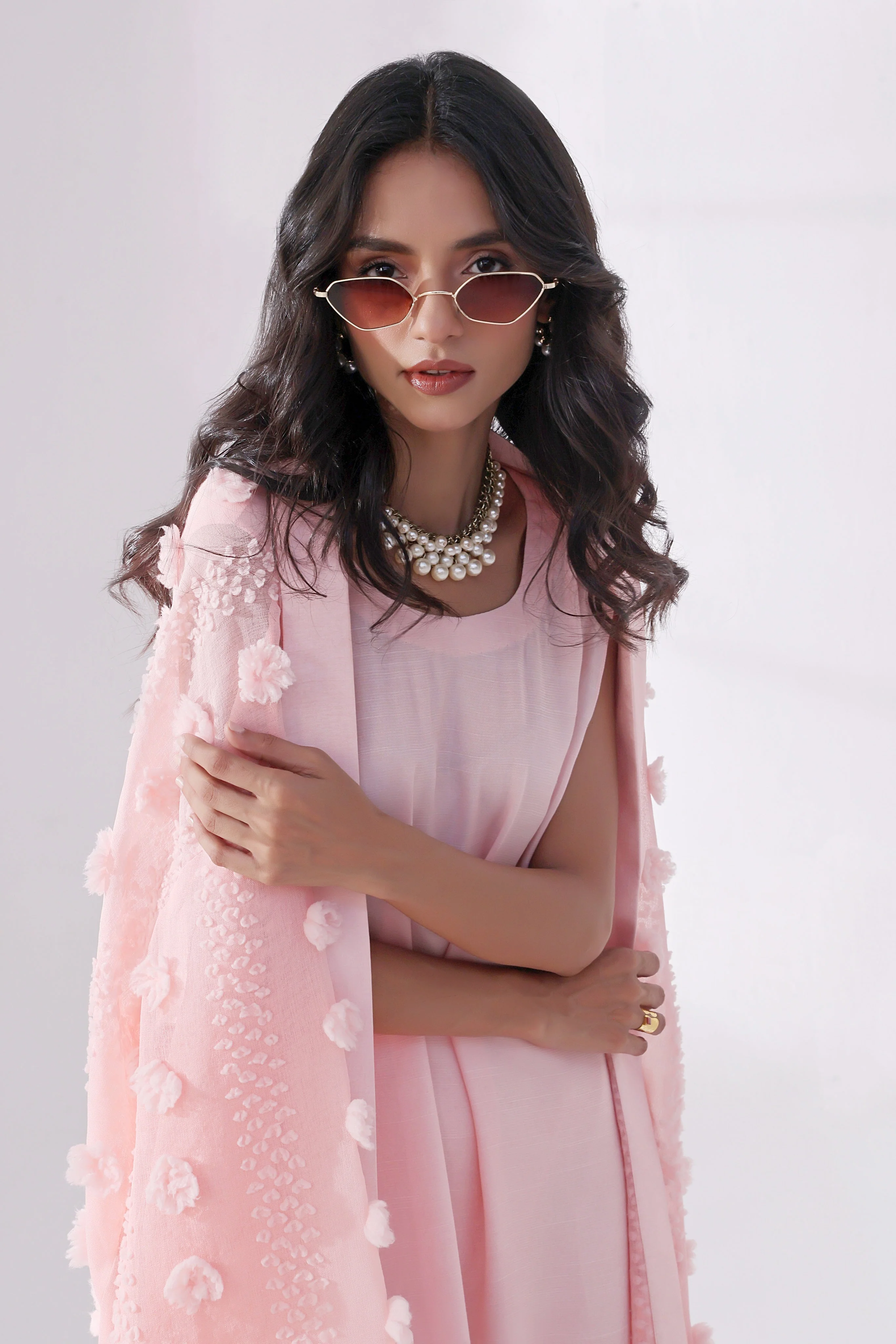 Ora Fashion Stitched 3 Piece Summer Suit-Ora Fashion Peaches - Image 5
