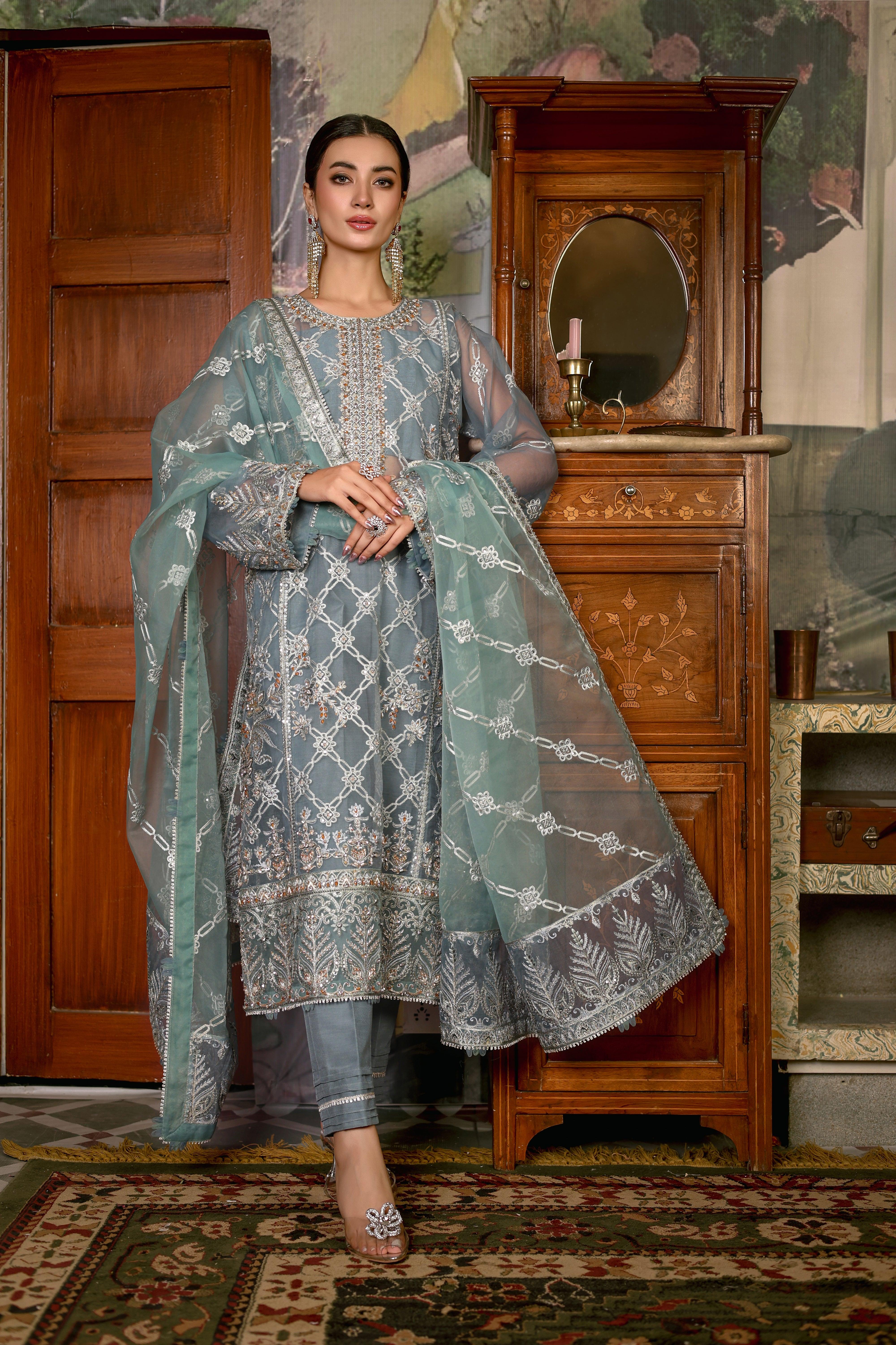 Ruburu By Imran Ramzan Unstitched 3 Piece Luxury Formals Suit-GHAZAL - Unstitched