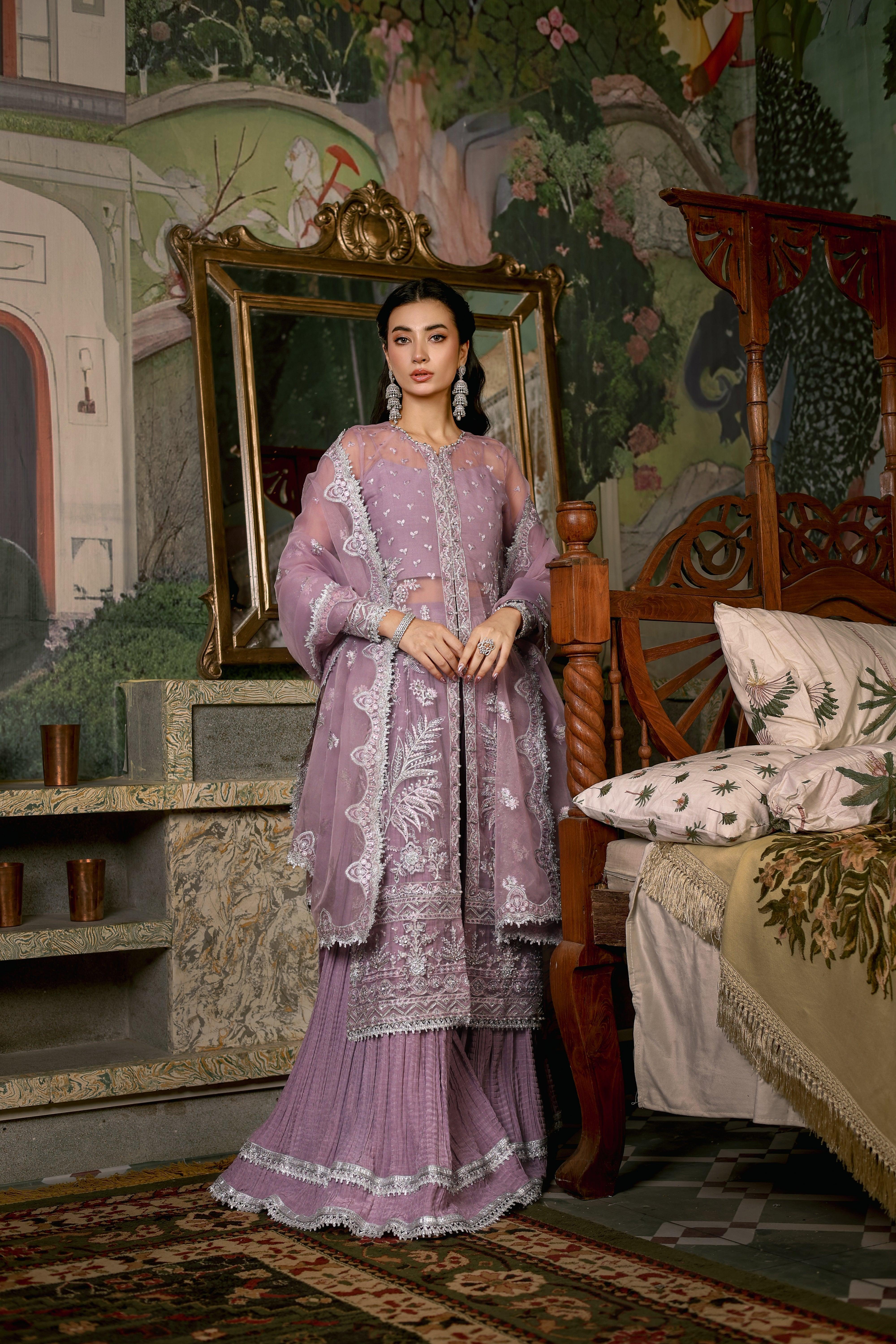 Ruburu By Imran Ramzan Unstitched 3 Piece Luxury Formals Suit-ZEENA - Unstitched
