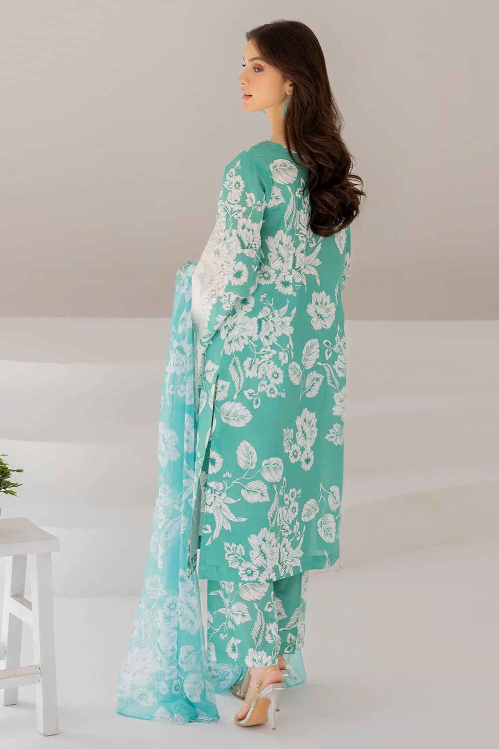 Dastan Edit 1 By Esra Stitched 3 Piece Embroidered lawn Collection-DT-23-05 - Image 3