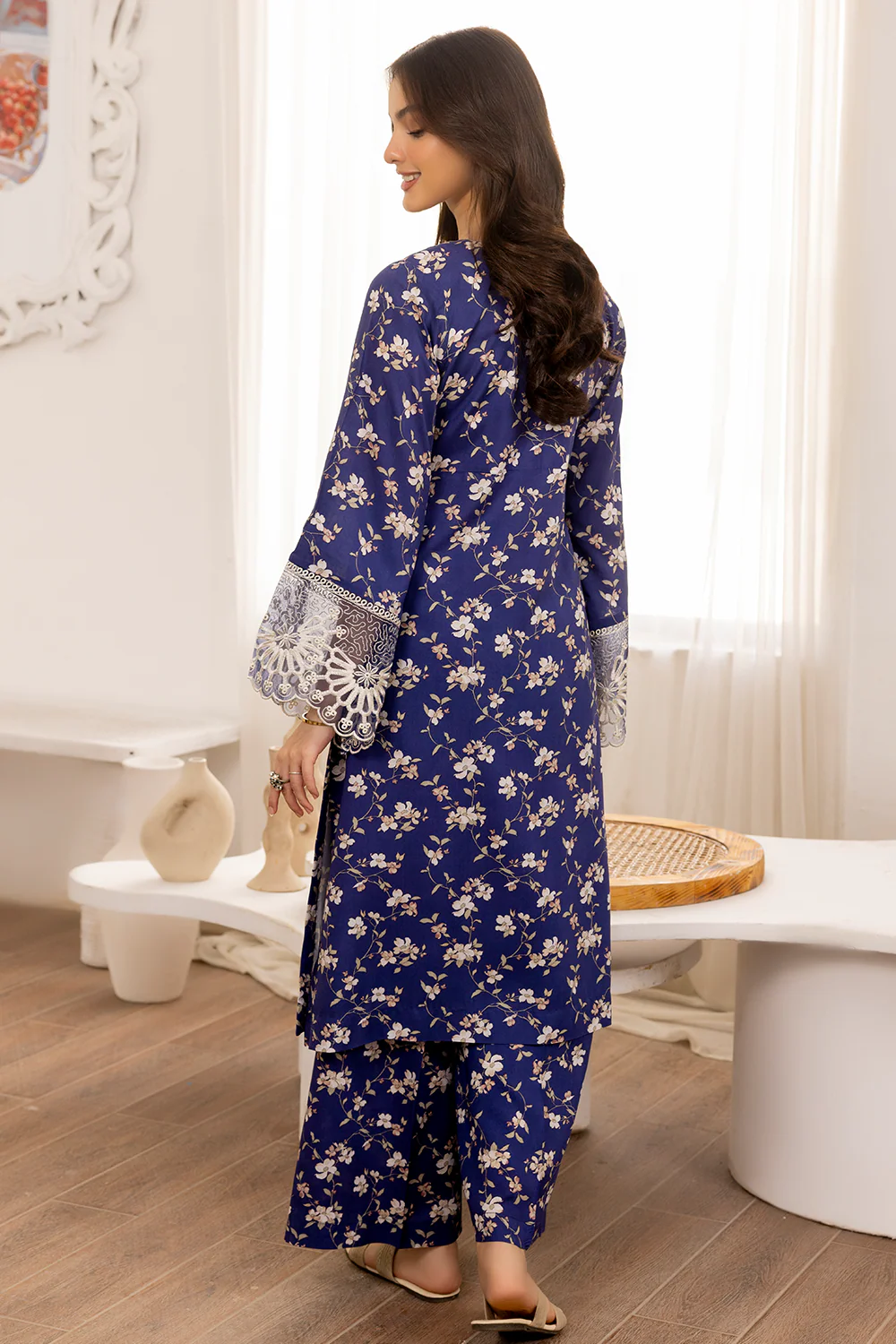 HeyDay By Esra Stitched 2 Piece Cambric Lawn Collection-HDW-23-10 - Image 4