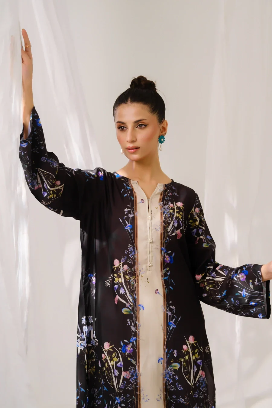 Amal Stitched 2 Piece Blended Lawn Suit-Dusk - Image 4