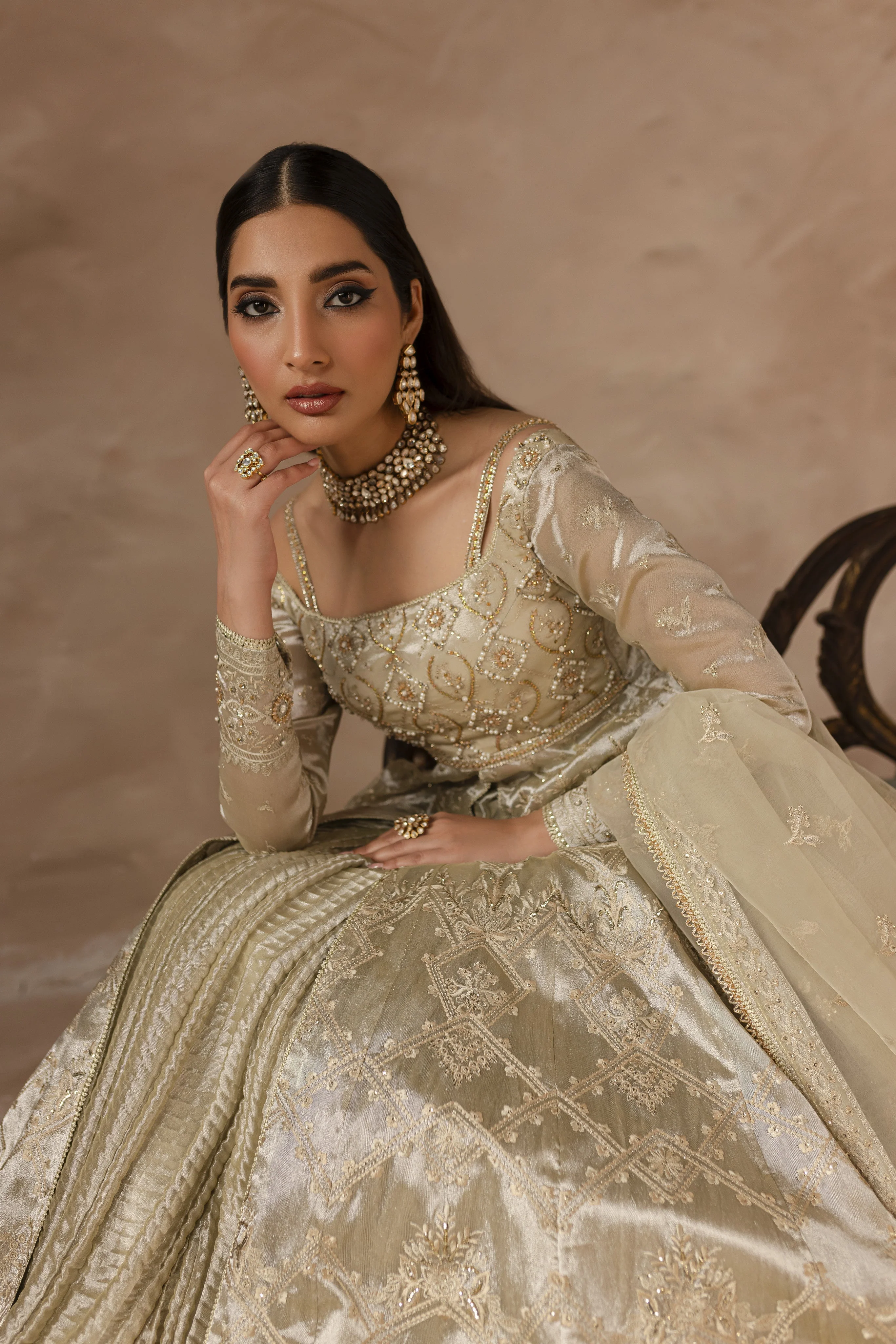 Eblouir By Imran Ramzan Unstitched 3 Piece Luxury Formals Suit-clat de Lune - Image 2
