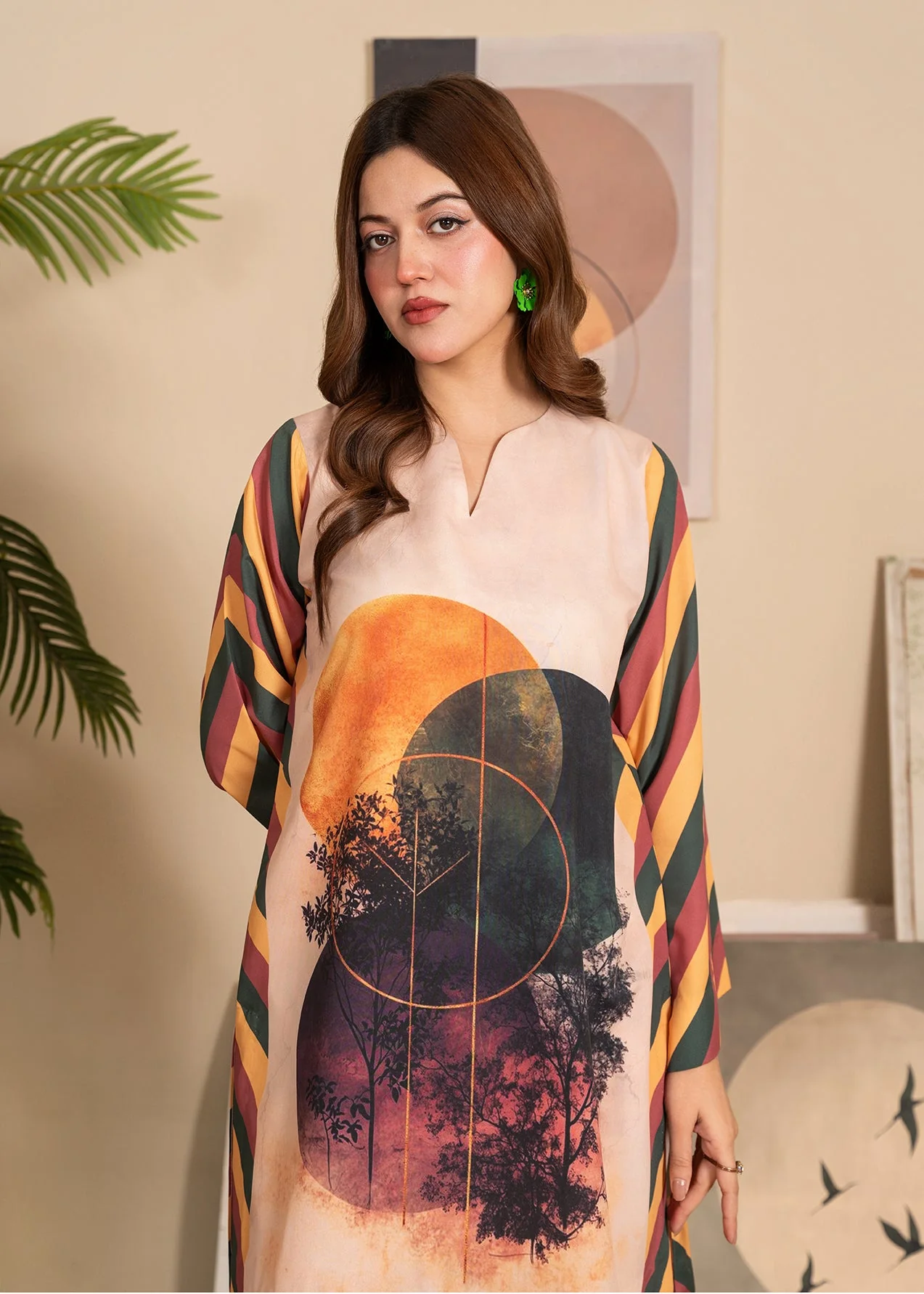 Daily Wear By Stitch Vibes Stitched Summer Suit-Eclipse Co-Ord - Image 3
