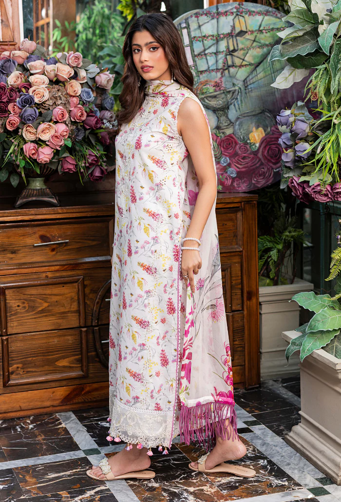 Eden Garden By Humdum Stitched 3 Piece Lawn Chapter 2 Suit-D-04 - Image 3