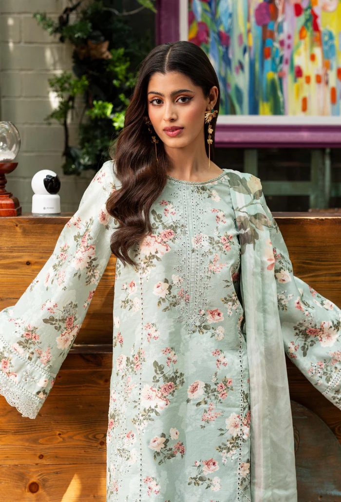 Eden Garden By Humdum Stitched 3 Piece Lawn Chapter 2 Suit-D-02 - Image 3