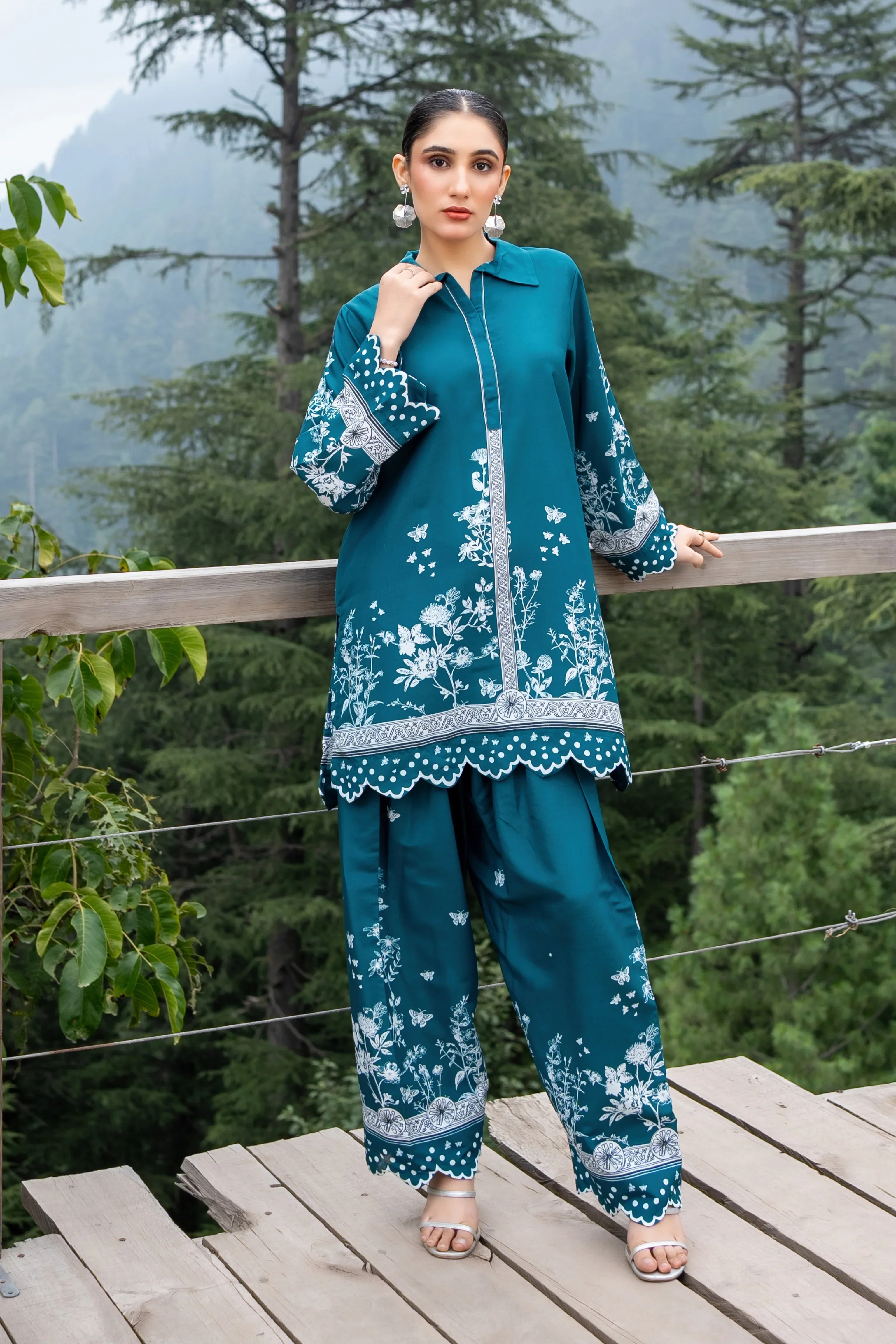 Dhaga Stitched Co Ords Summer Suit-Edith - Image 5