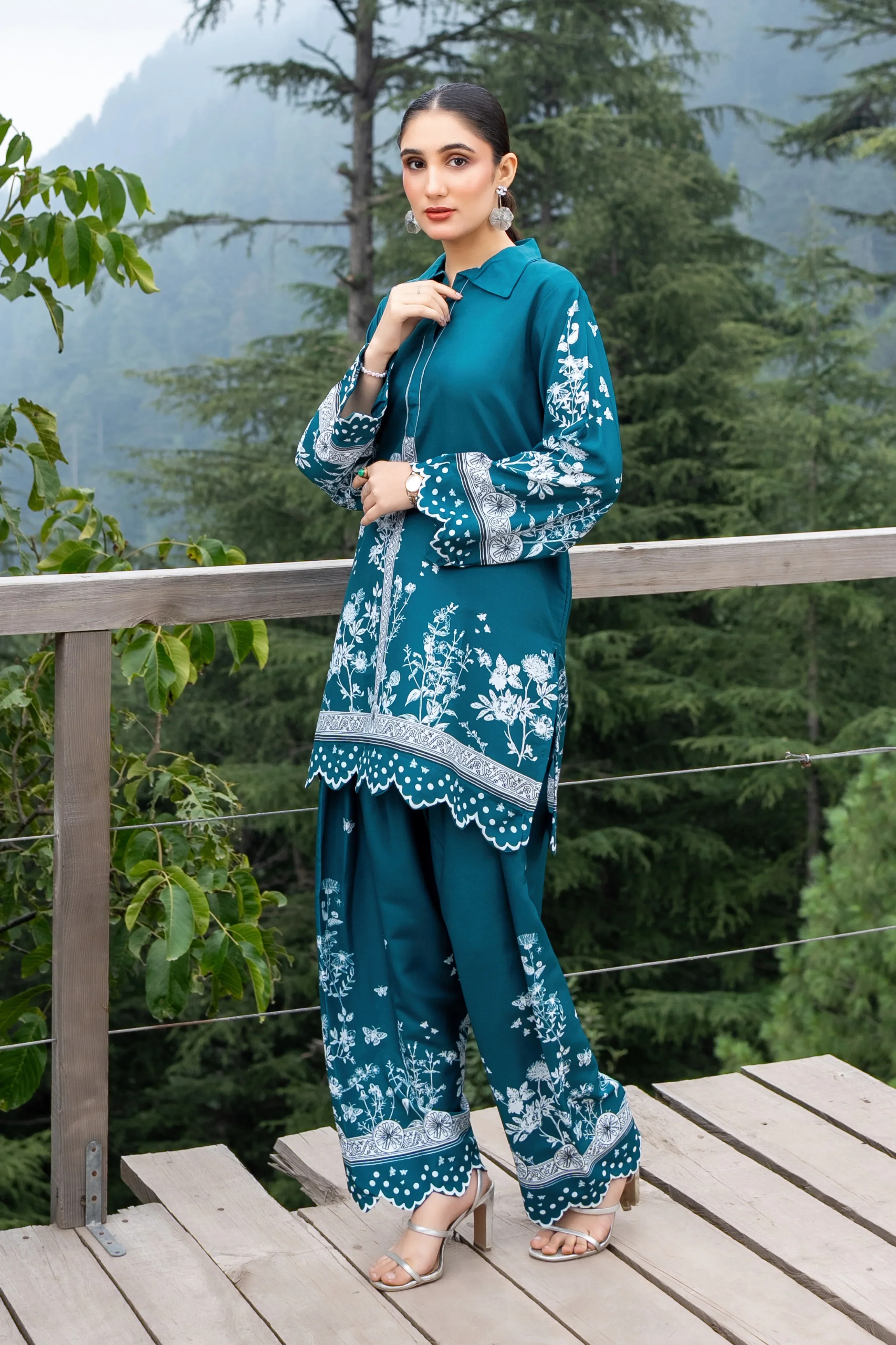 Dhaga Stitched Co Ords Summer Suit-Edith - Image 7