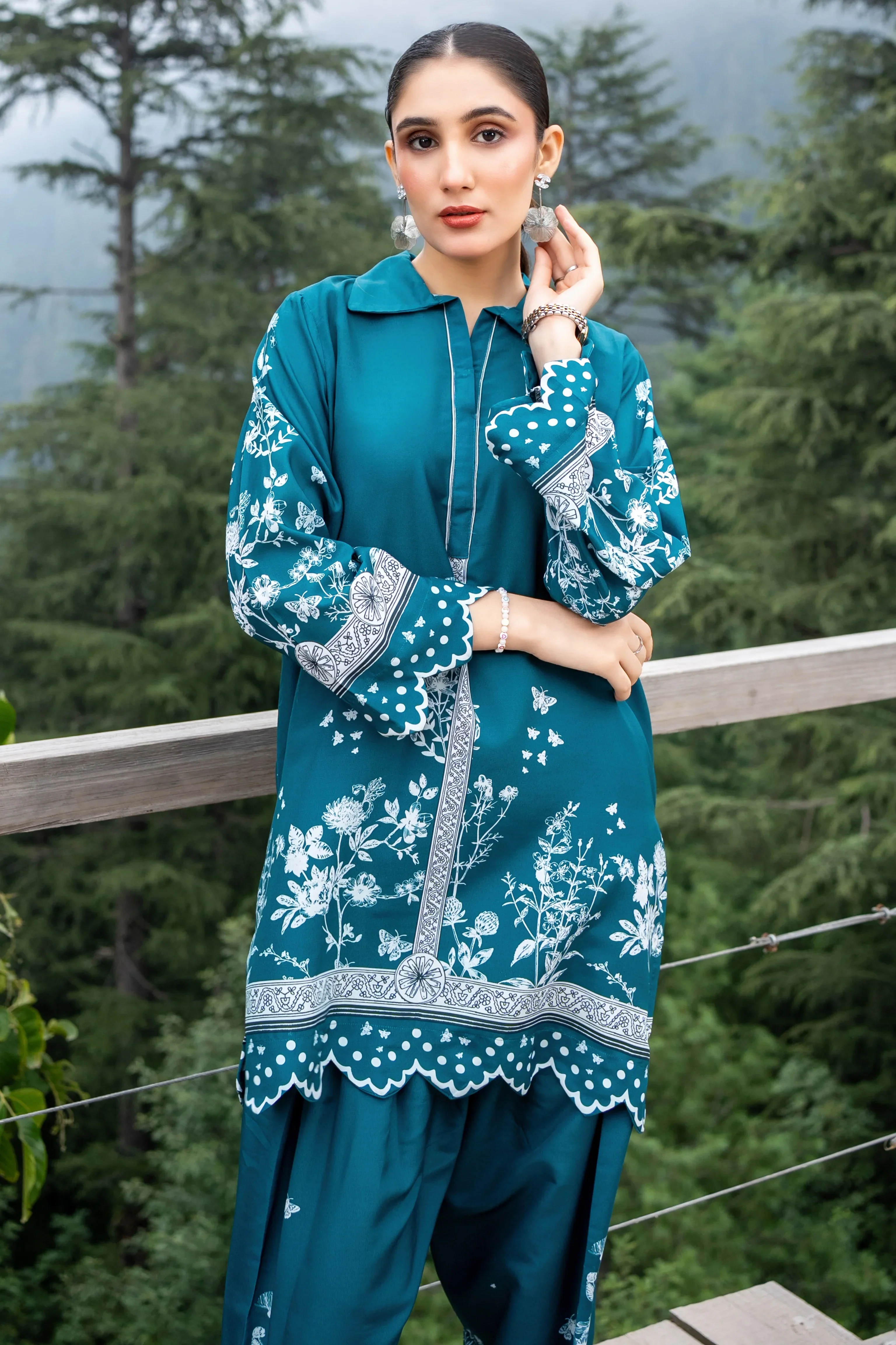 Dhaga Stitched Co Ords Summer Suit-Edith - Image 9