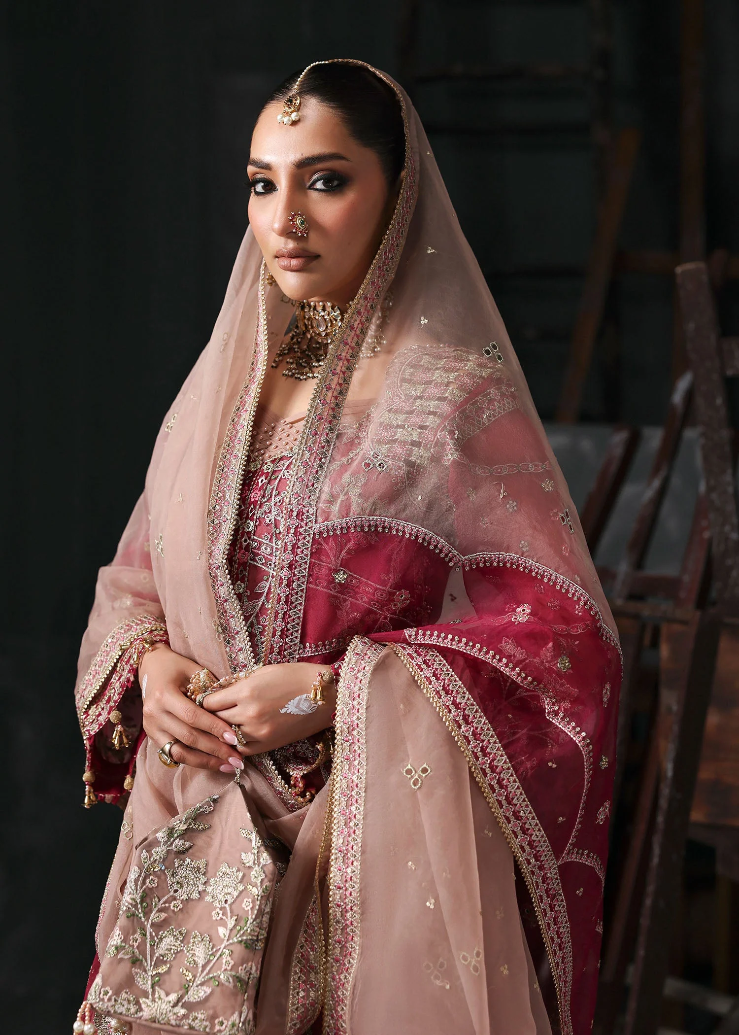 Tara By Sardinia Unstitched 3 Piece Wedding Collection-ELARA - Image 6