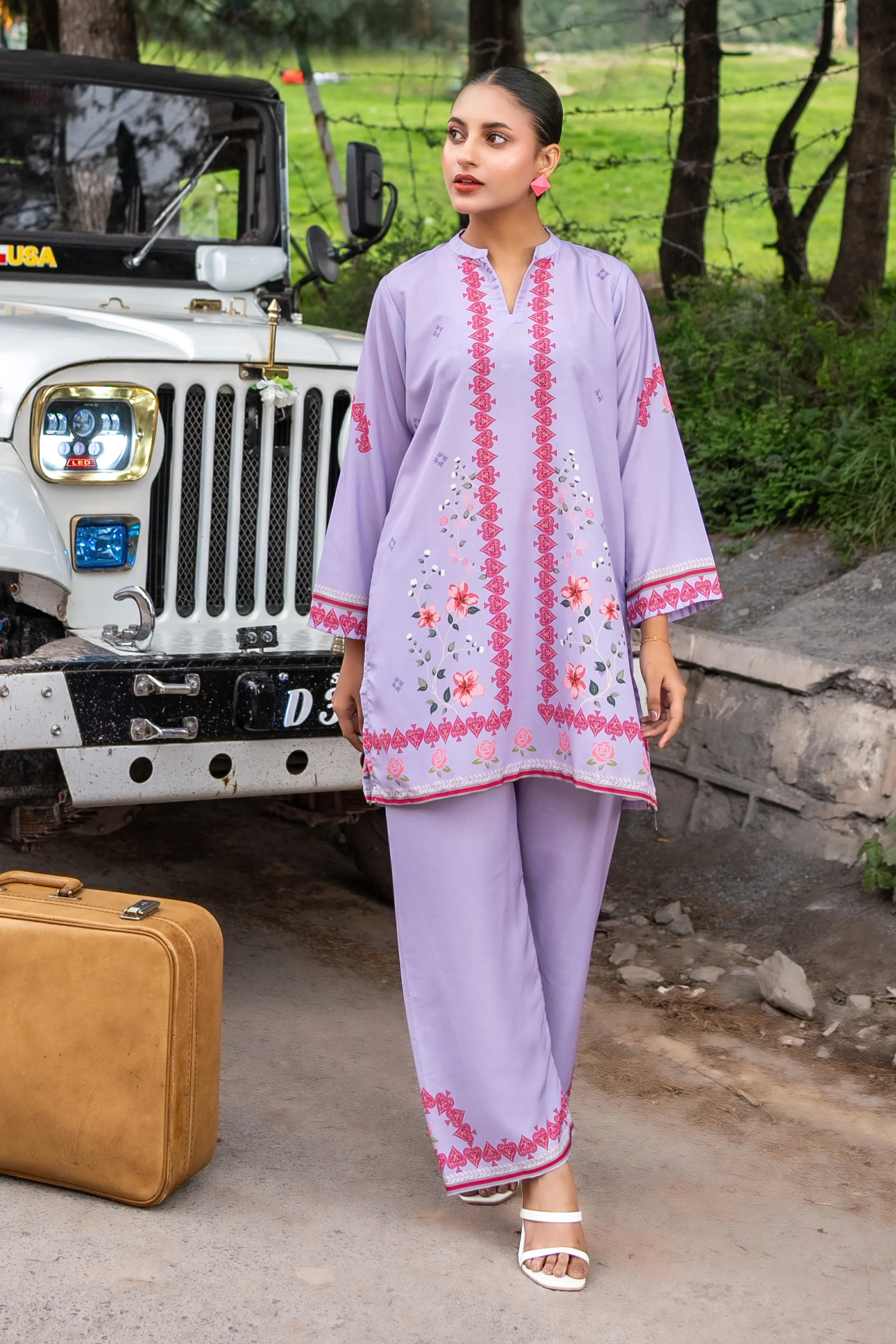 Dhaga Stitched Co Ords Summer Suit-Elestren - Image 7