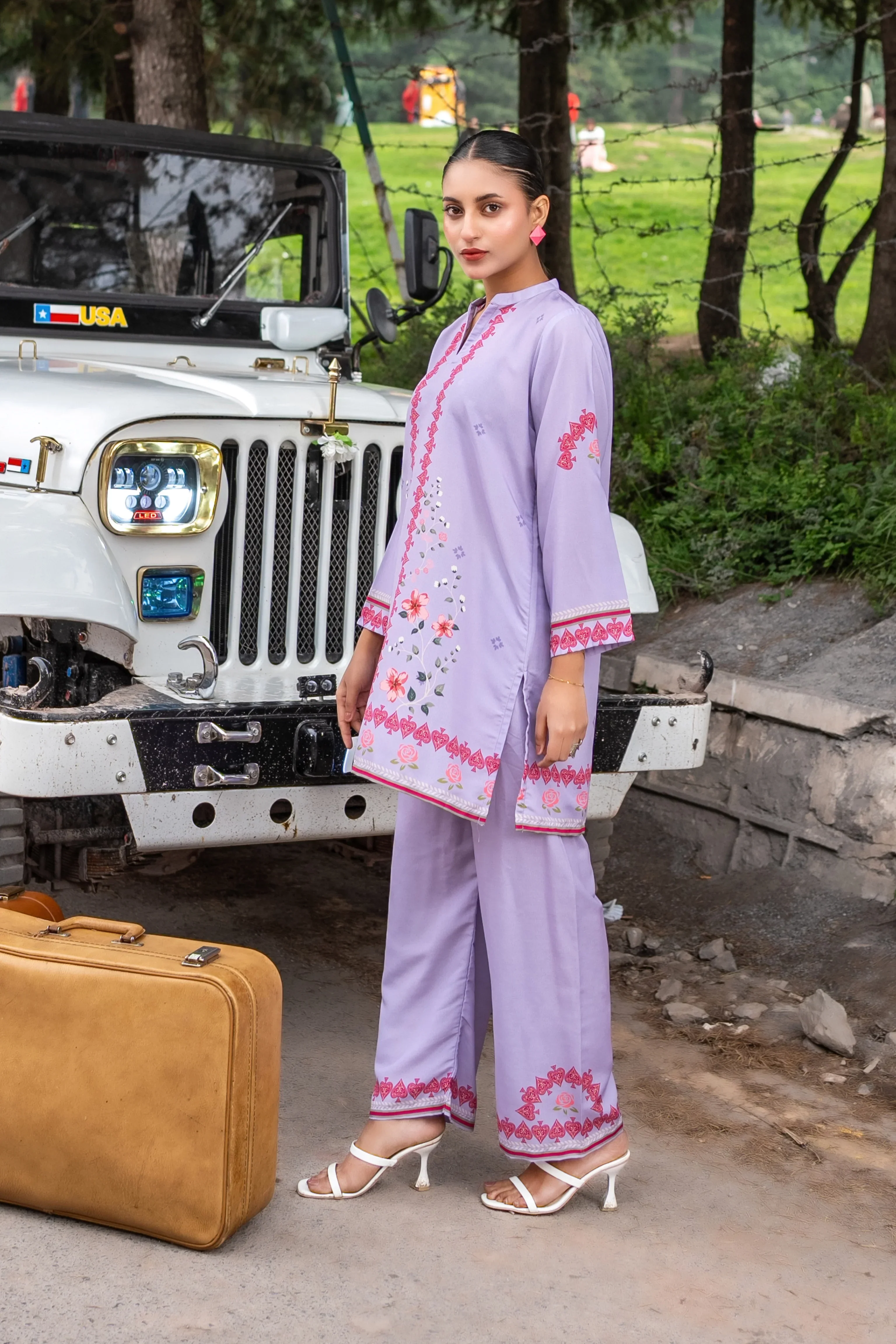 Dhaga Stitched Co Ords Summer Suit-Elestren - Image 8