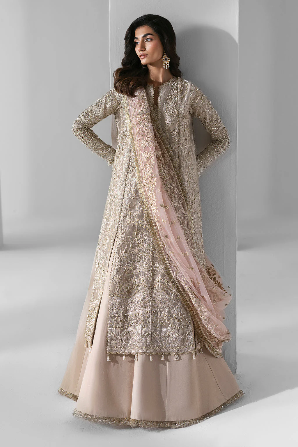 Zarposh Unstitched 3 Piece Formals Collection-Ember - Image 5