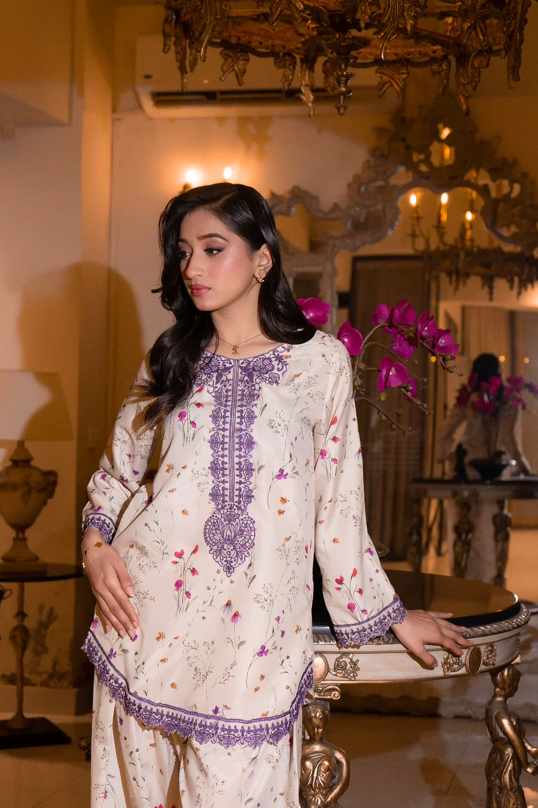 Urban Cut Stitched Co Ords Emb Suit-C0271 - Image 4