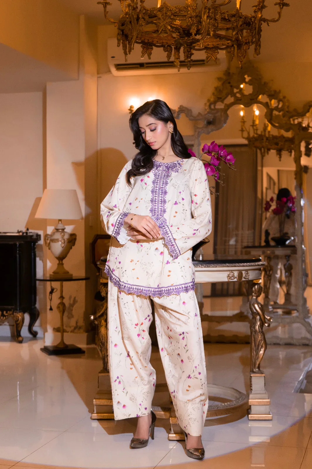 Urban Cut Stitched Co Ords Emb Suit-C0271 - Image 6