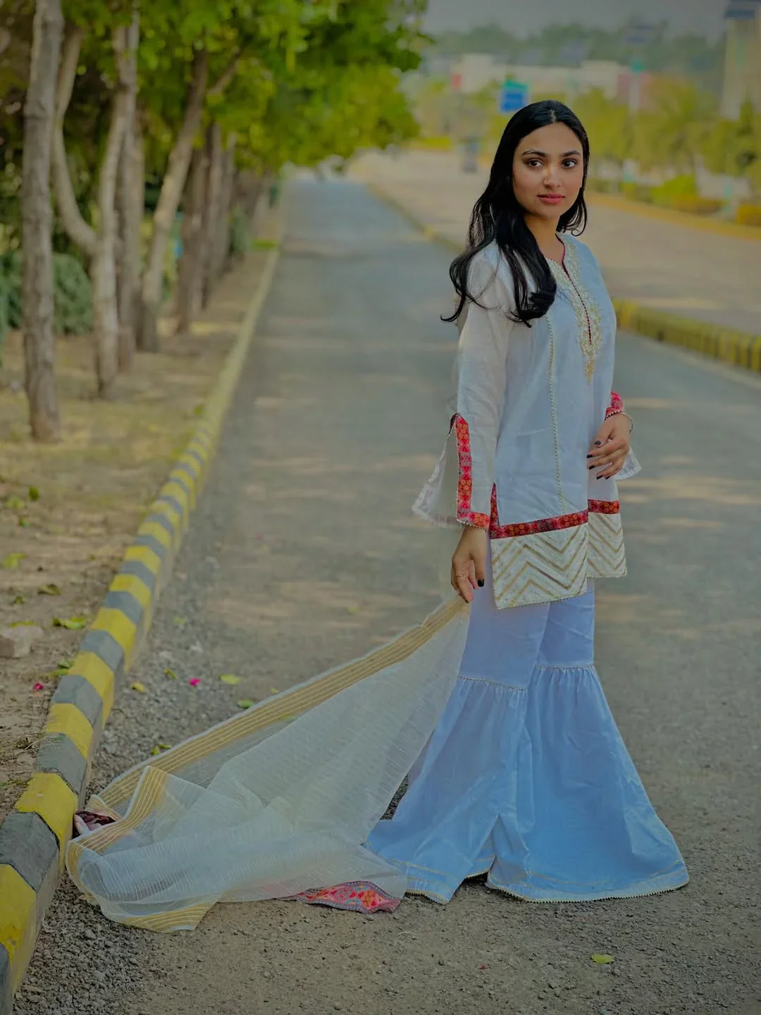 Urban Cut Stitched Co Ords Emb Suit-C0277 - Image 6