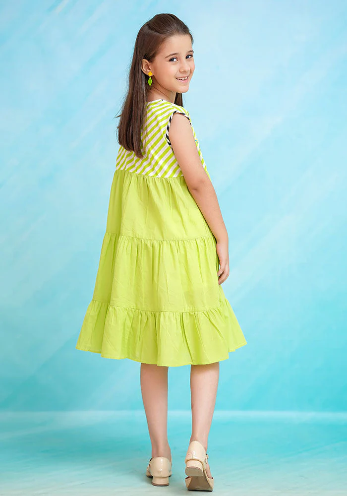 Ochre Clothing Embroidered Cotton Dress - Image 4