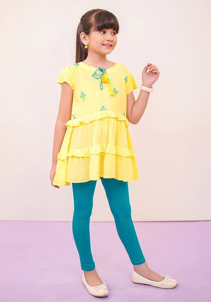 Ochre Clothing Embroidered Linen Top - Image 2