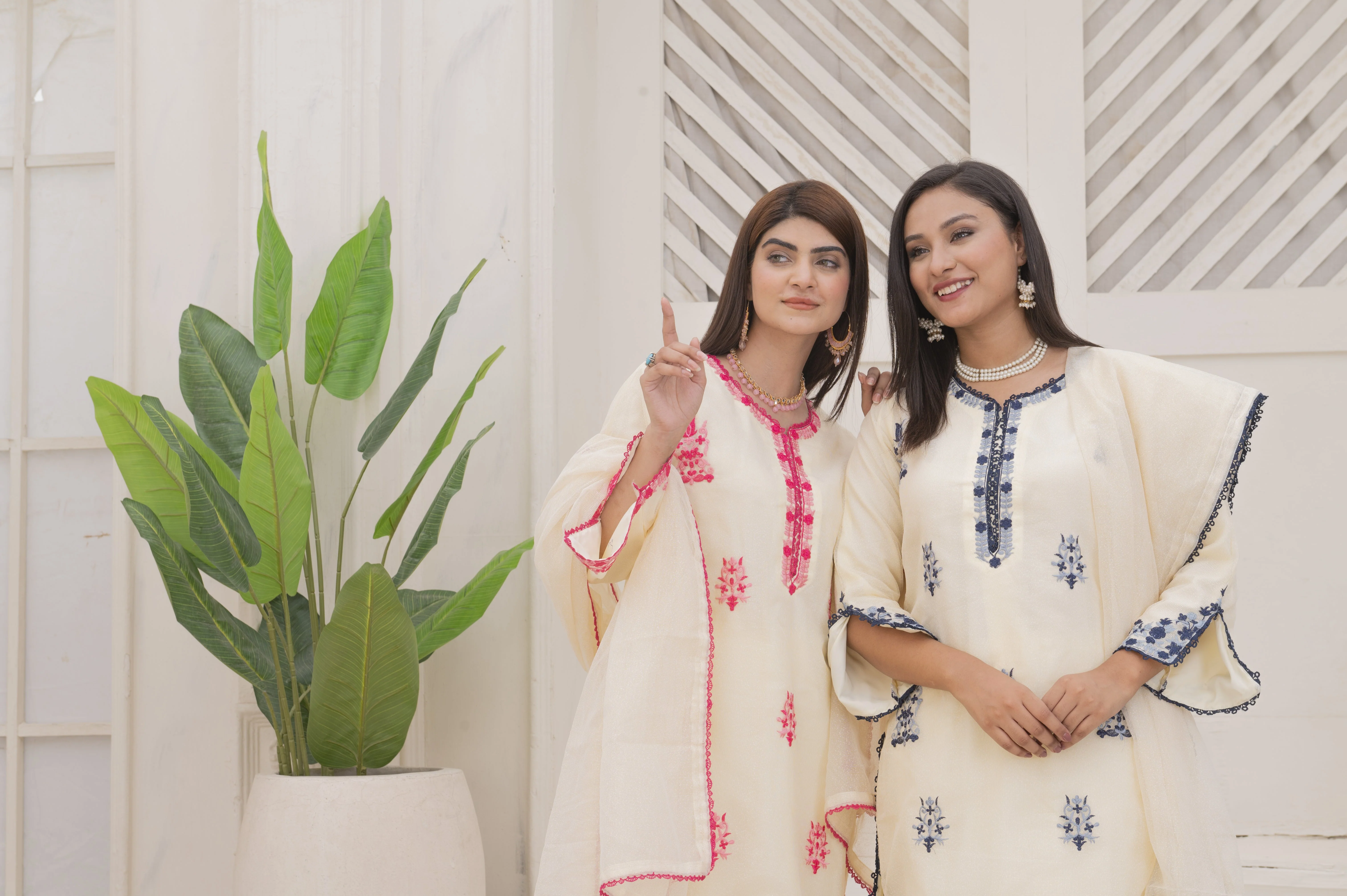 Yaaqot Stitched 3 Piece Winter Collection-Embroidery Daman Stitched 3-pc - Image 5