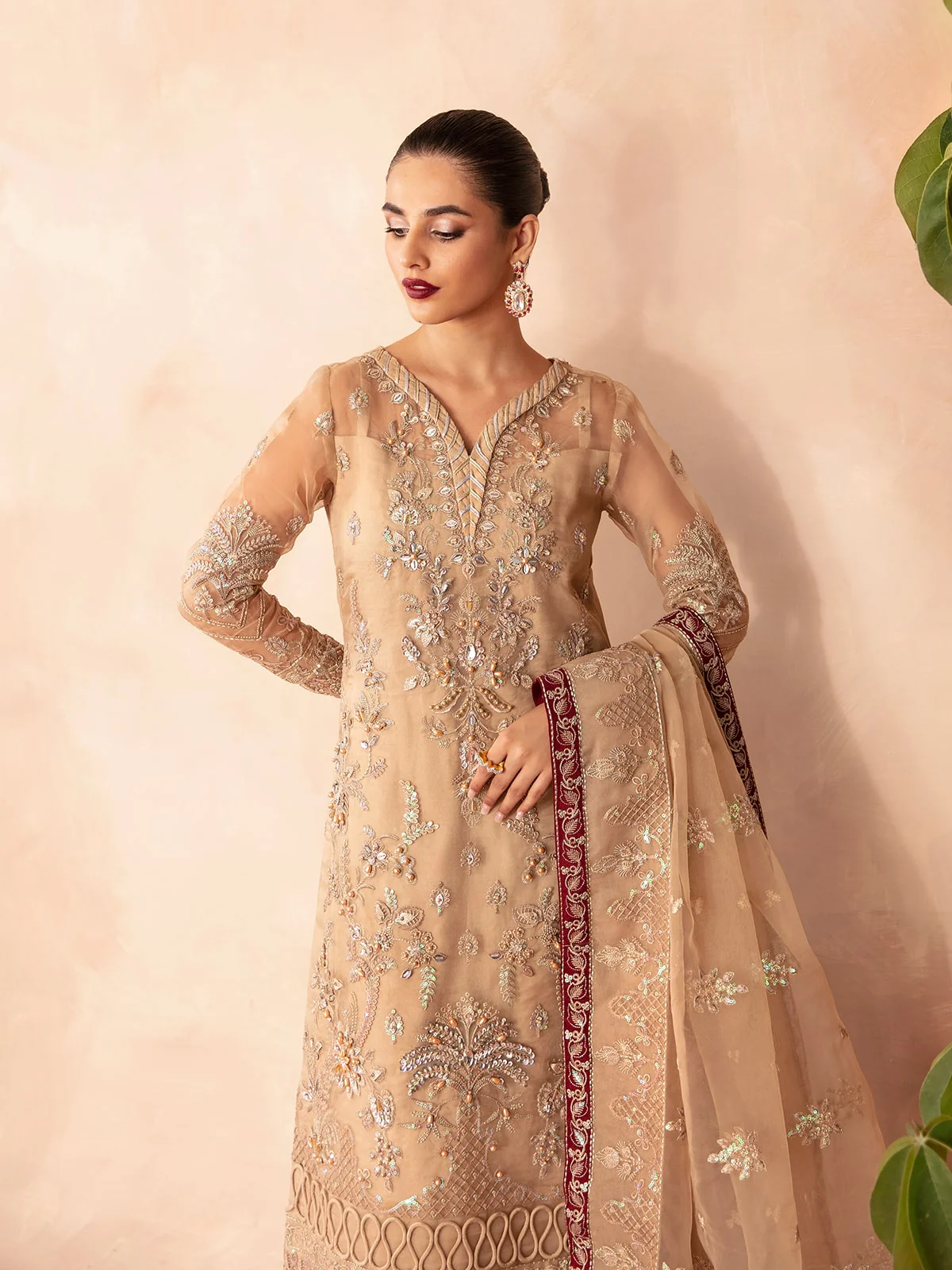 Gulaal Unstitched 3 Piece Luxury Pret Vol-02 Suit-Emilia GL-LP-V2-14 - Image 3