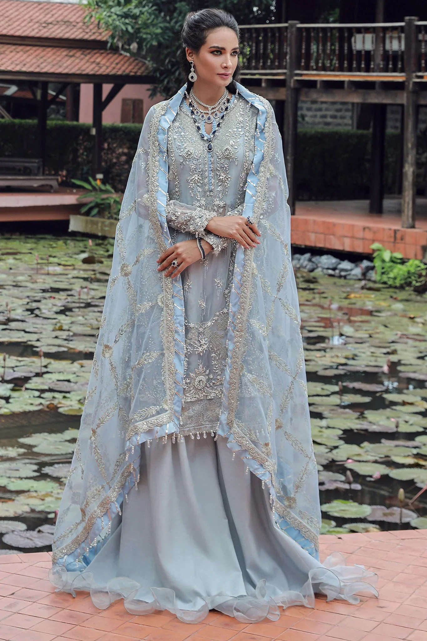Enaara Unstitched 3 Piece Festive Vol-01 Suit-01-Chambeli