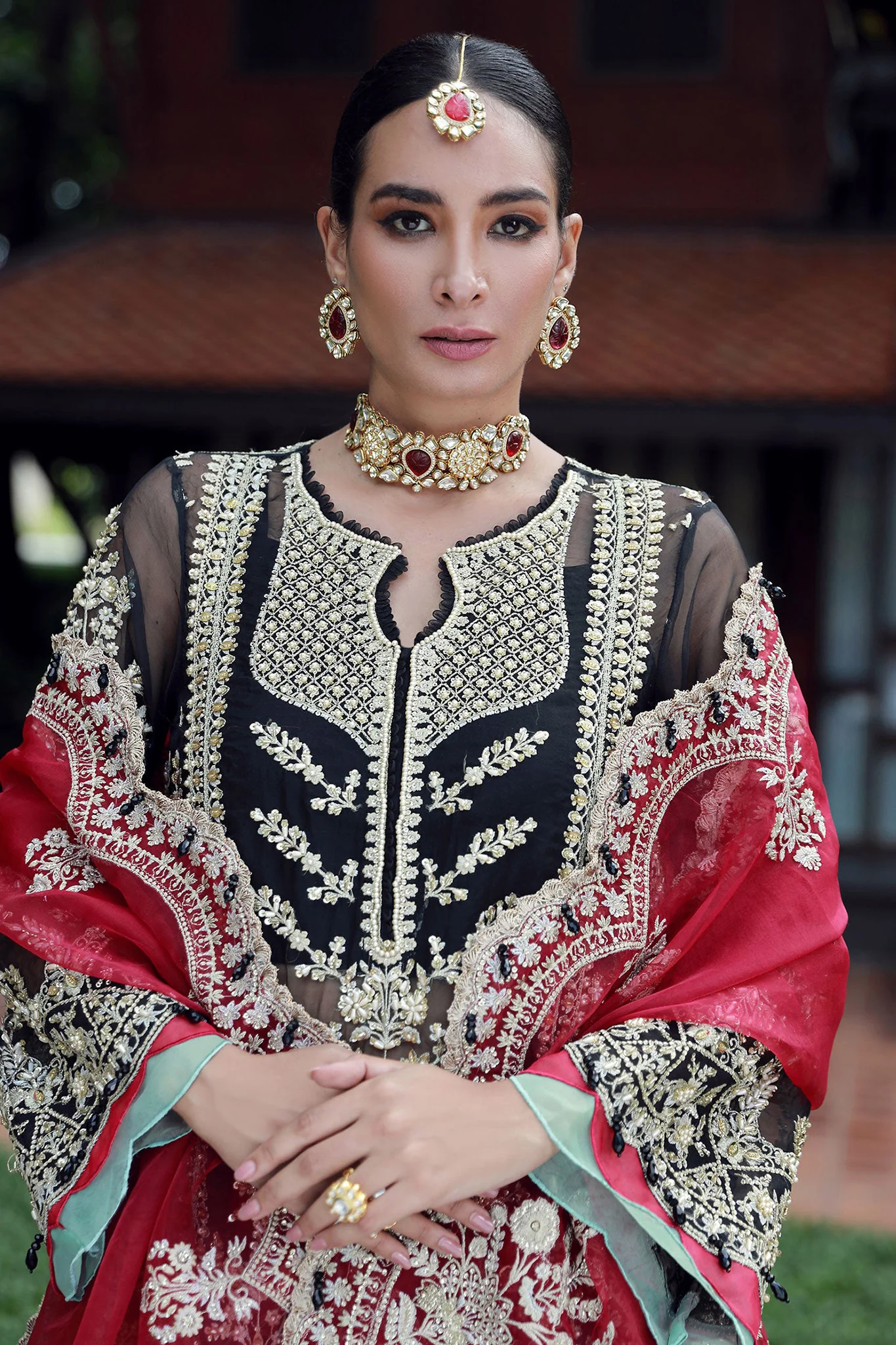Enaara Unstitched 3 Piece Festive Vol-01 Suit-06-Koyal - Image 2