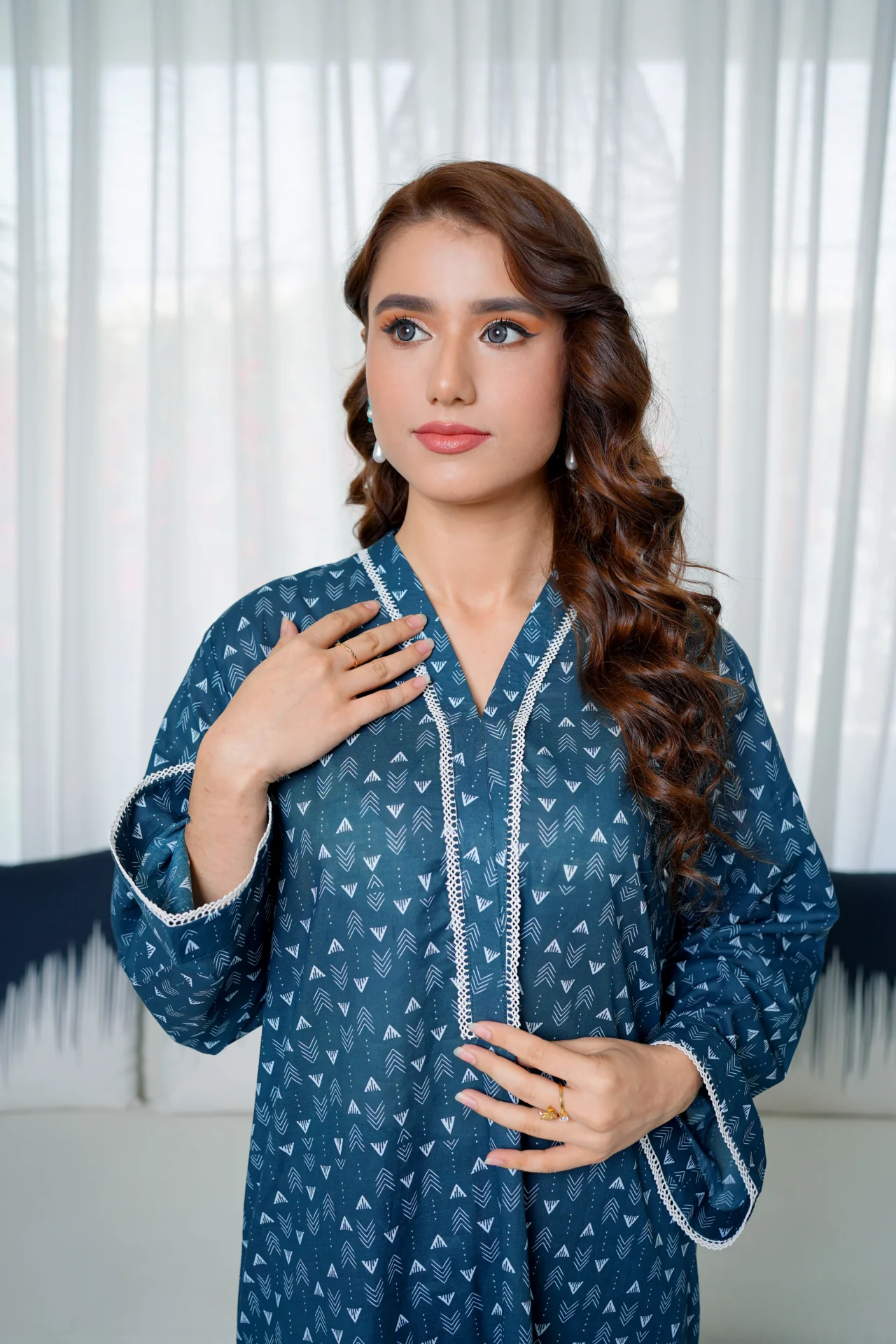 Amal Stitched 2 Piece Summer Lawn Collection-Enigma - Image 3
