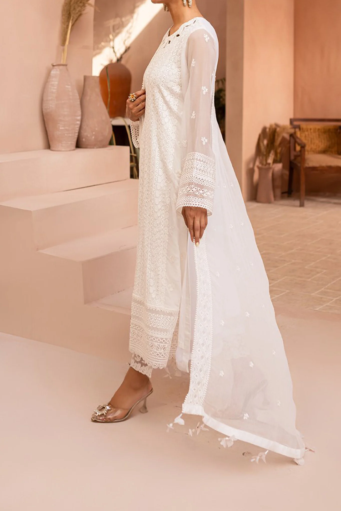 Ensembles By Azure Unstitched 3 Piece Festive Formals Eid Edit Suit-05-Royal Allure - Image 5
