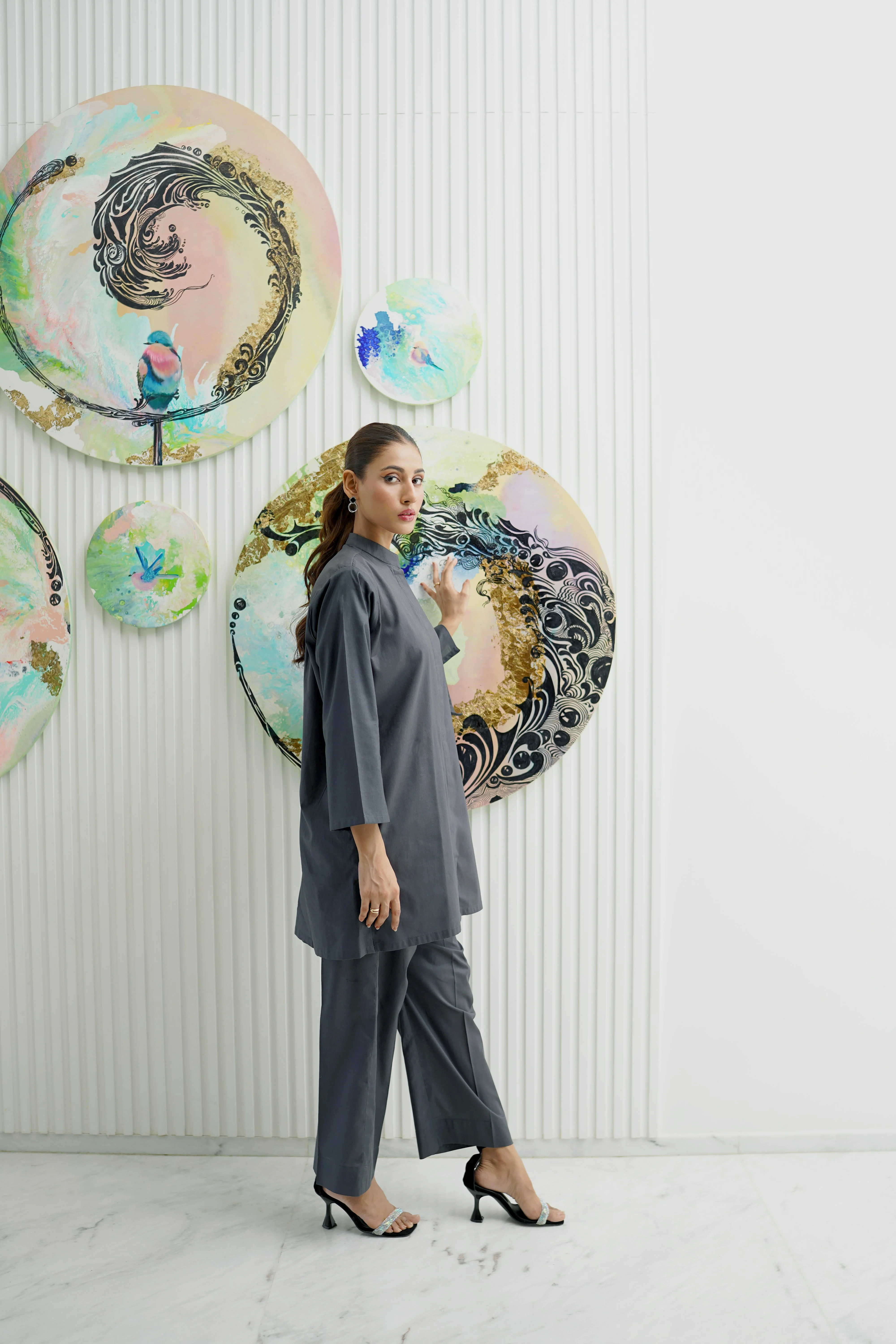 Amal Stitched Co Ords Basics Collection-Euphoria - Image 4