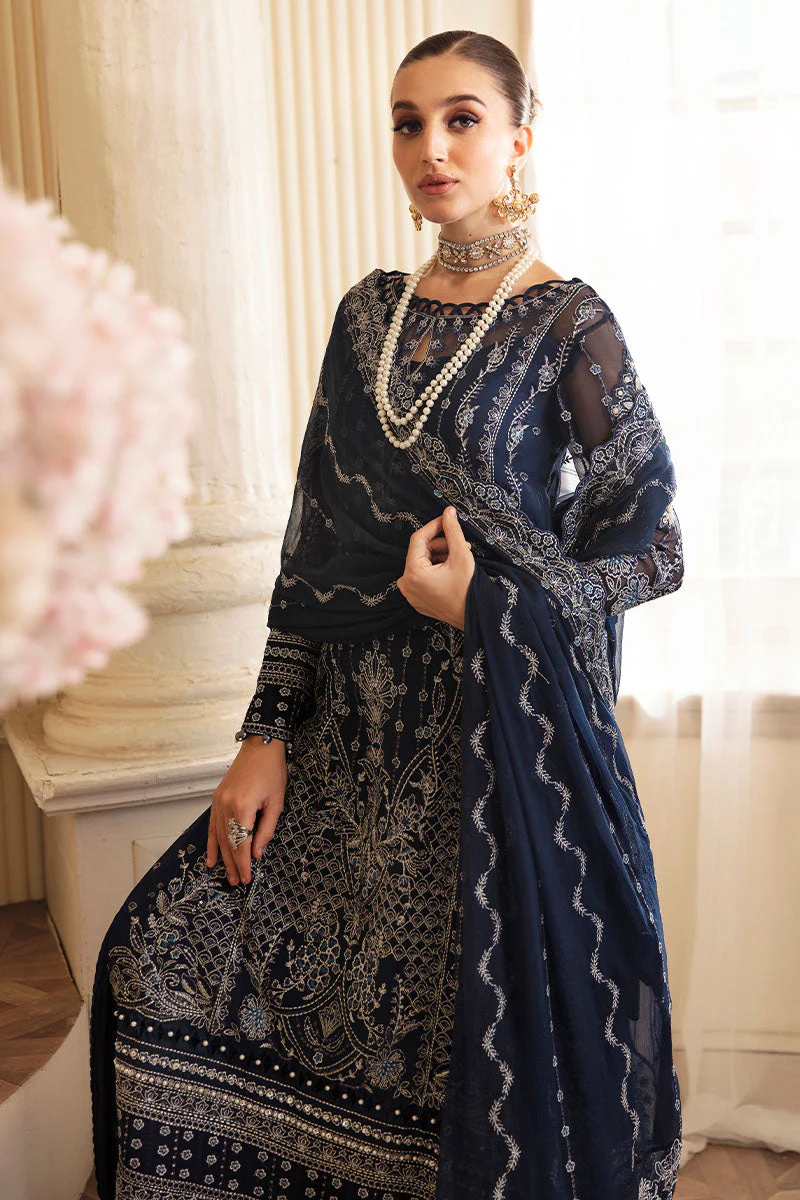 Gulaal Unstitched 3 Piece Emb Chiffon Suit-Evara-GL-EC-24V2-03 - Image 2