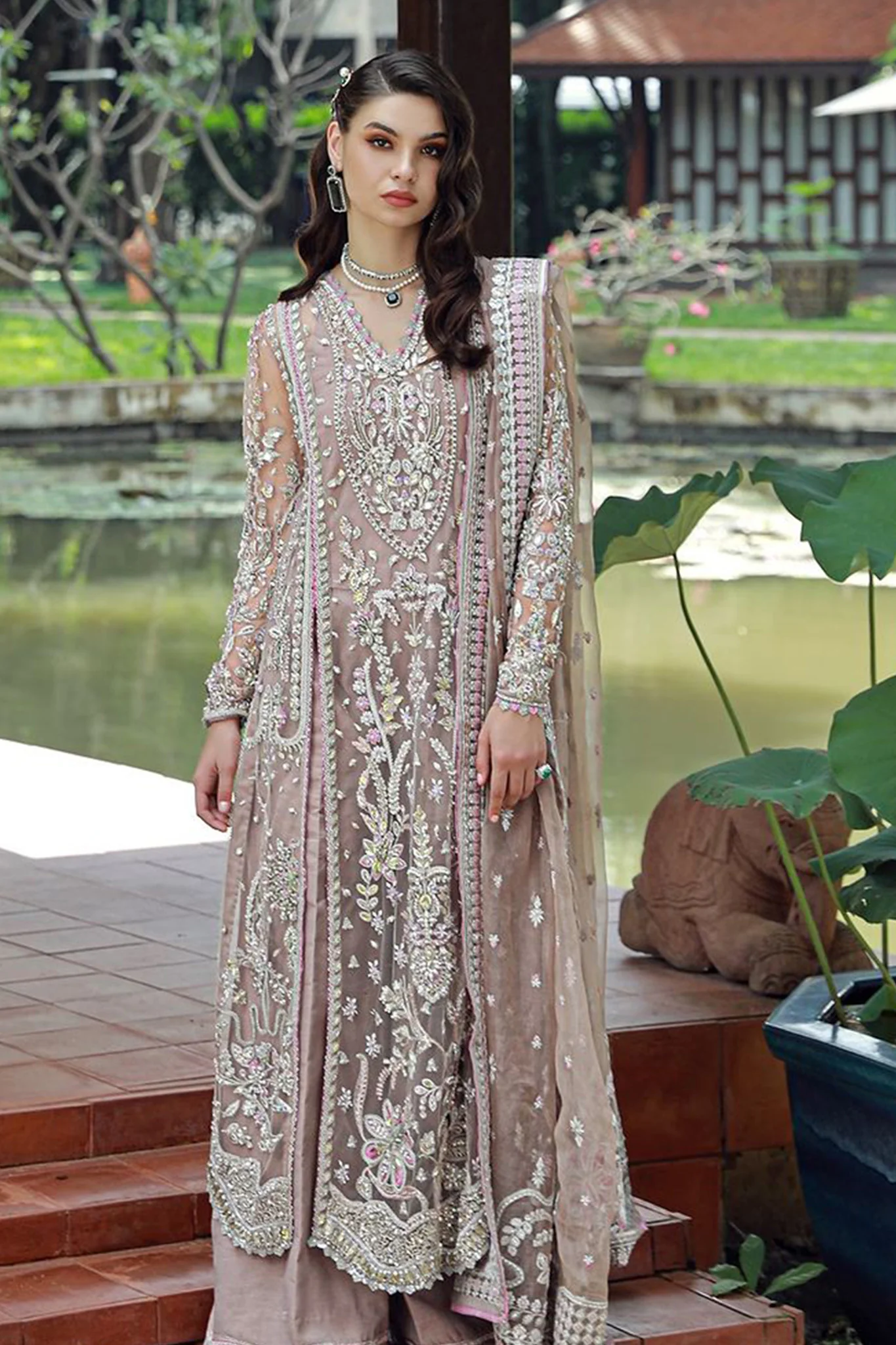 Ezra Unstitched 3 Piece Luxury Formals Wedding Suit-03-Jasmine