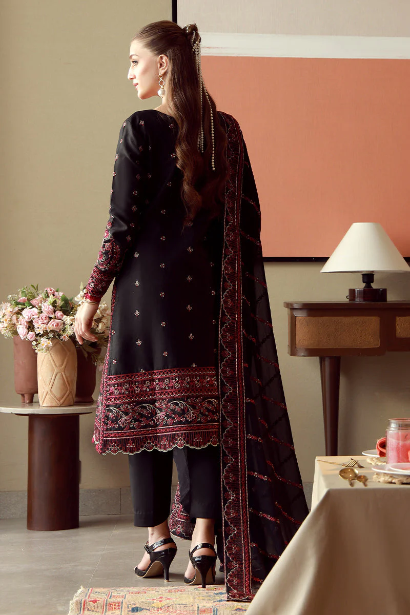 Gulaal Stitched 3 Piece Festive Lawn Suit-Faina - Image 5