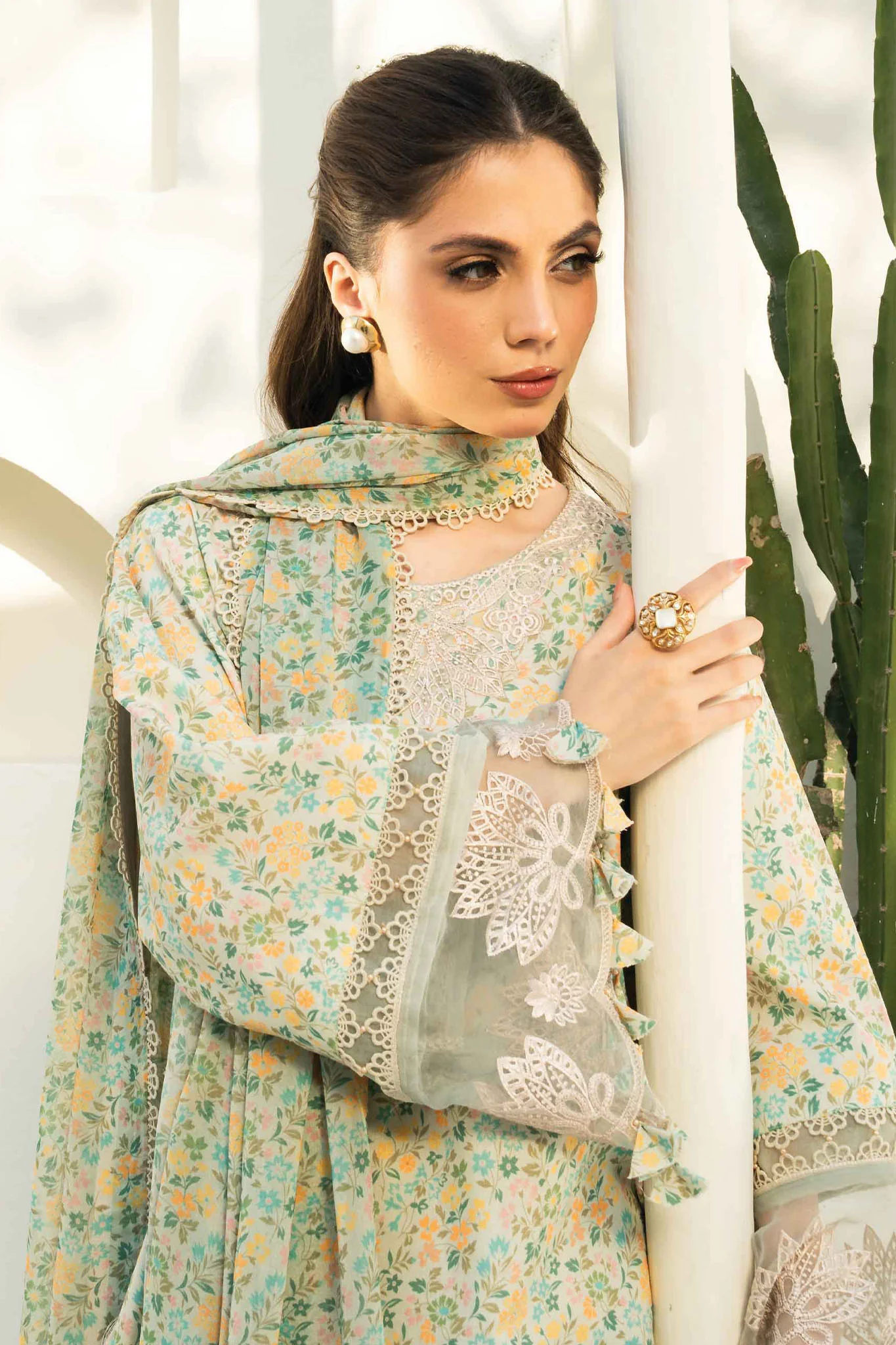 Faiza Faisal Prints Unstitched 3 Piece Lawn Collection-FFP-06-Aniqa - Image 6