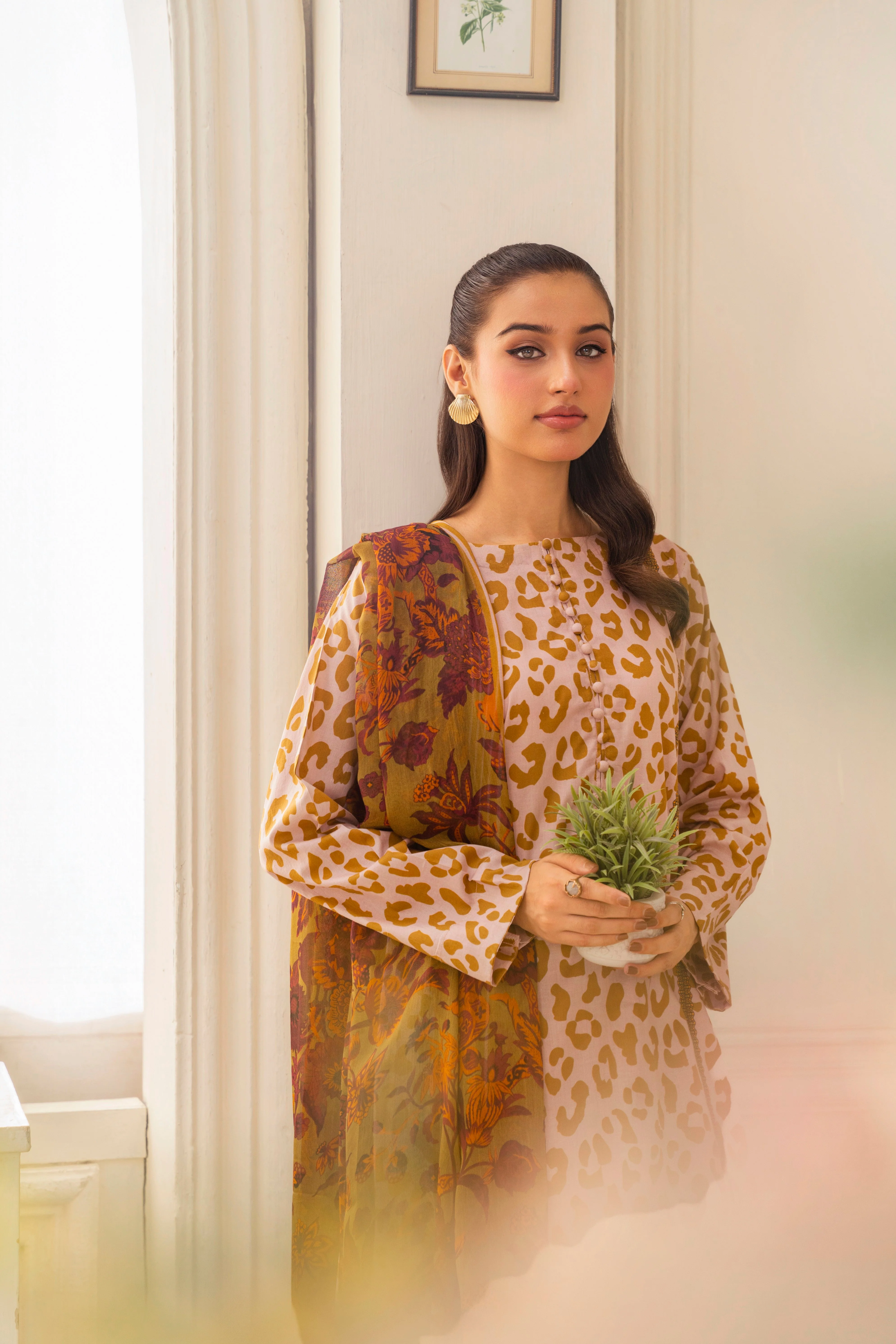 Feathers Unstitched 3 Piece Digital Printed Lawn Summer Suit-JOVELL-FT700 - Image 7