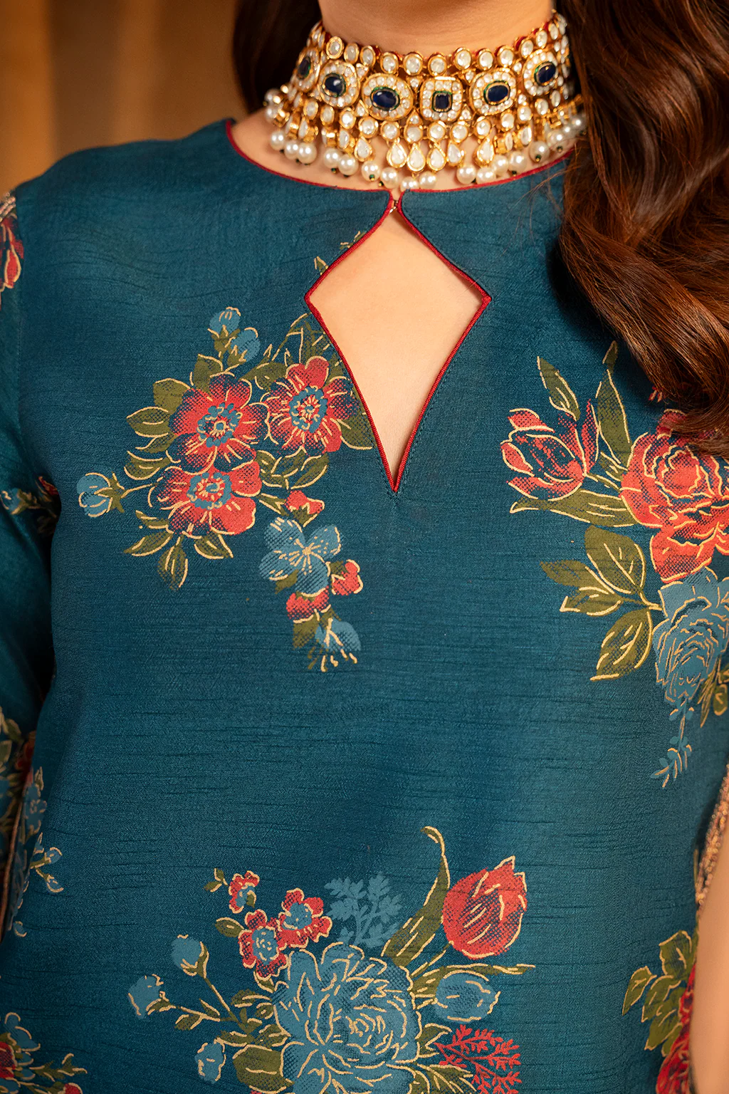 Celestial By Meeral Stitched 3 Piece Pret Formals Vol-02 Suit-Fidos - Image 12