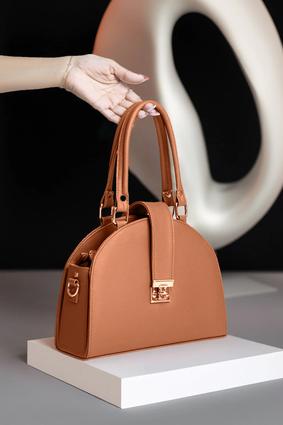 Fineur HandBag D-Box Brown - Image 2