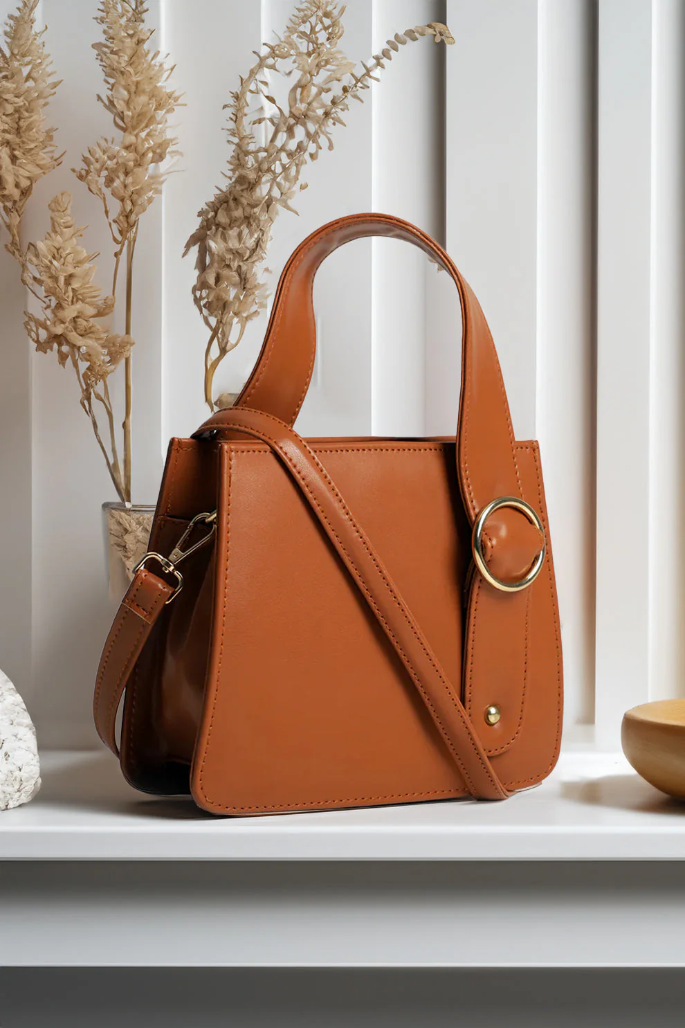 Fineur Handbag RingBloom - Brown - Image 4