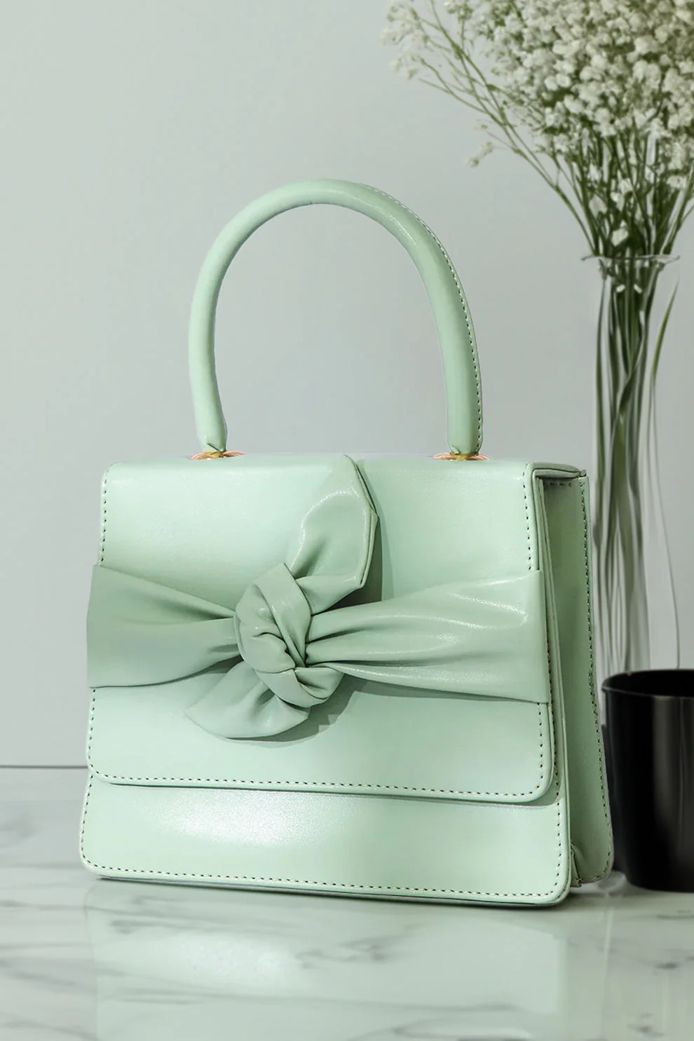 Fineur Handbag ElleKnot - Cyan - Image 2