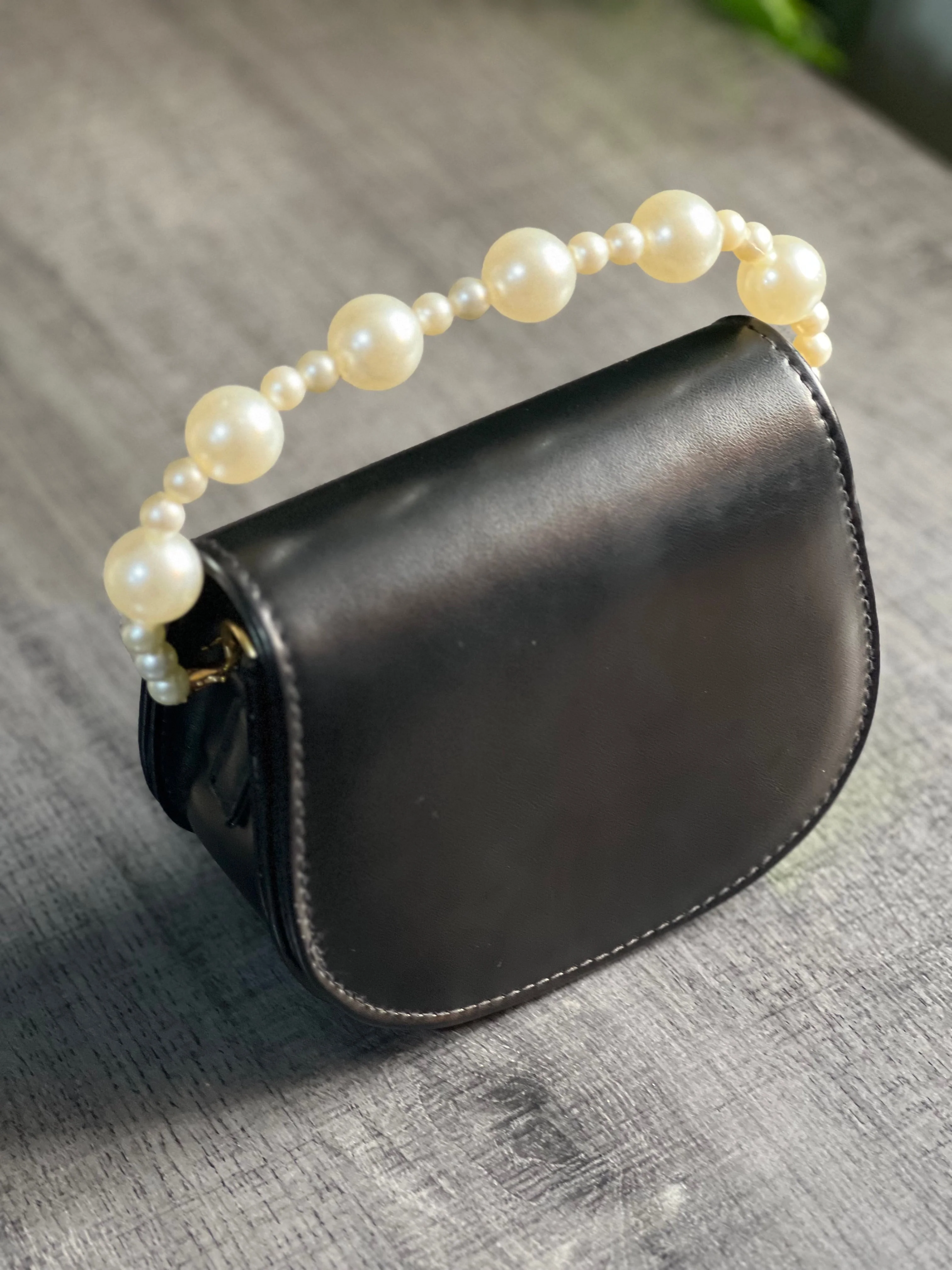 Fineur - Handbag Midnight Pearl Charm - Black - Image 4