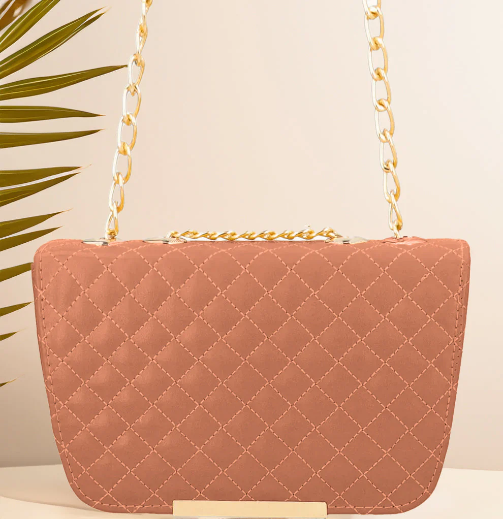 Fineur Shoulder Bag Quilted Charm - Bronze - Image 2
